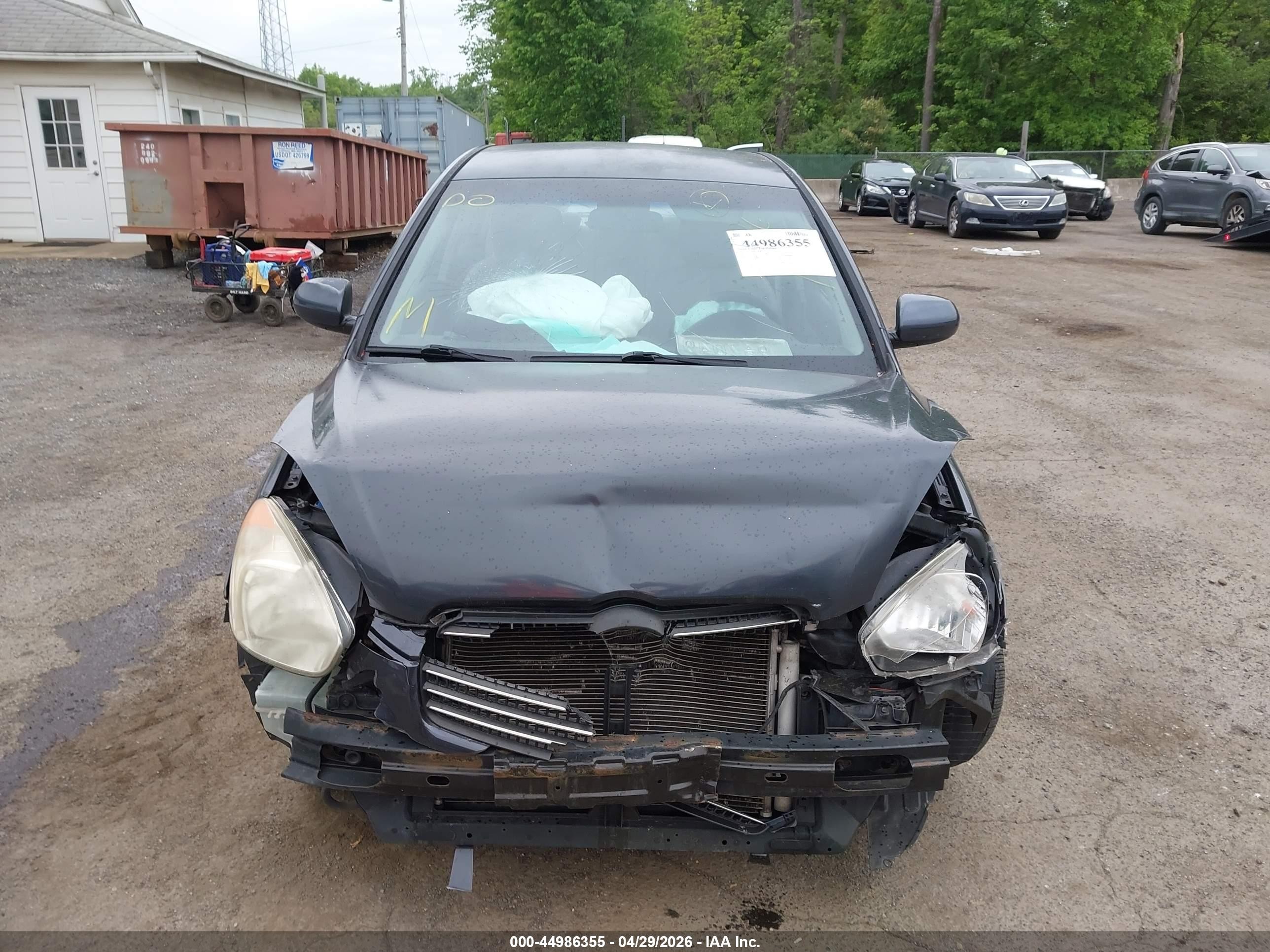 2010 Hyundai Accent Gls Blue vin: KMHCN4AC4AU498370