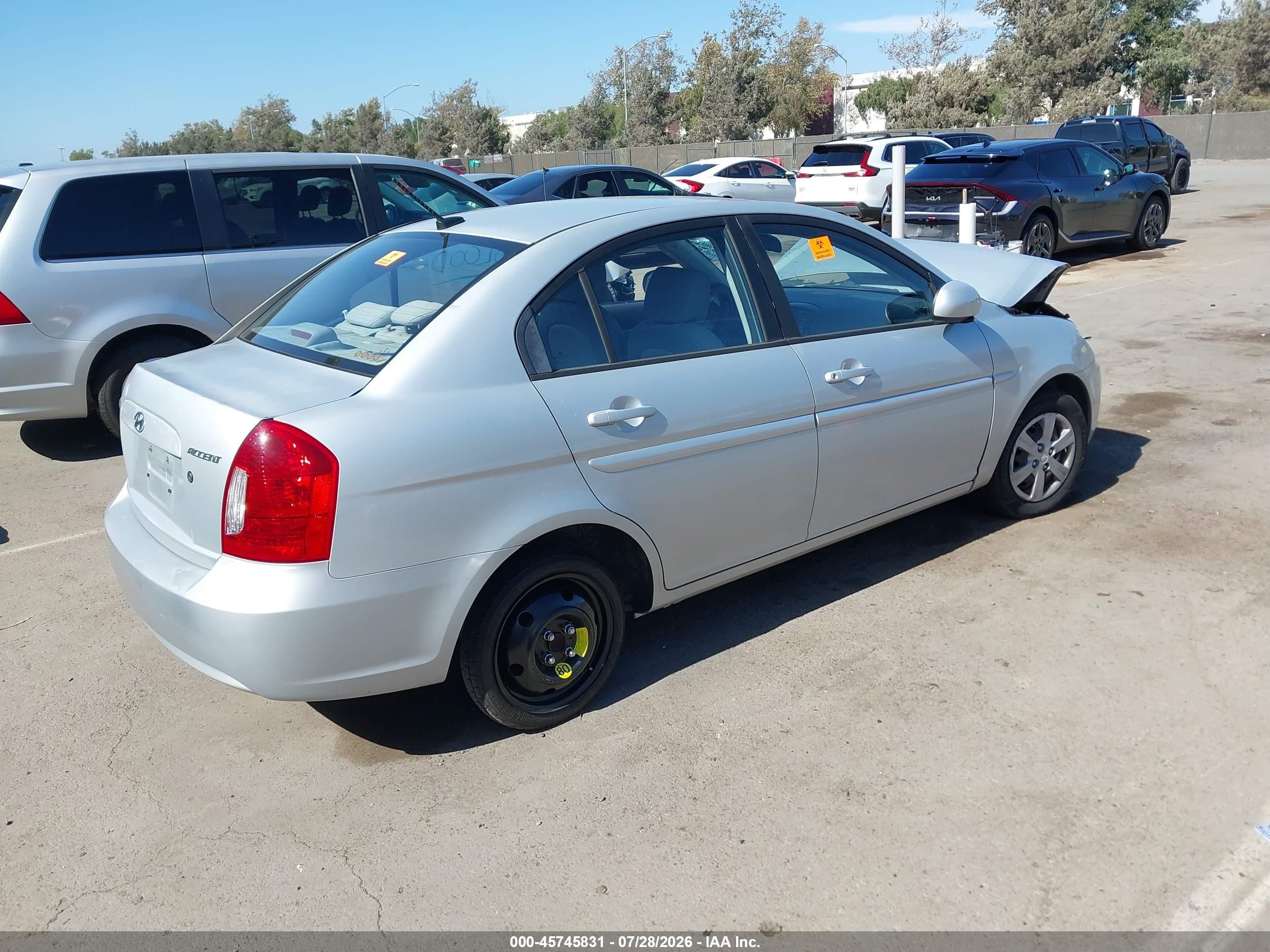 2011 Hyundai Accent Gls Silver vin: KMHCN4AC4BU586241