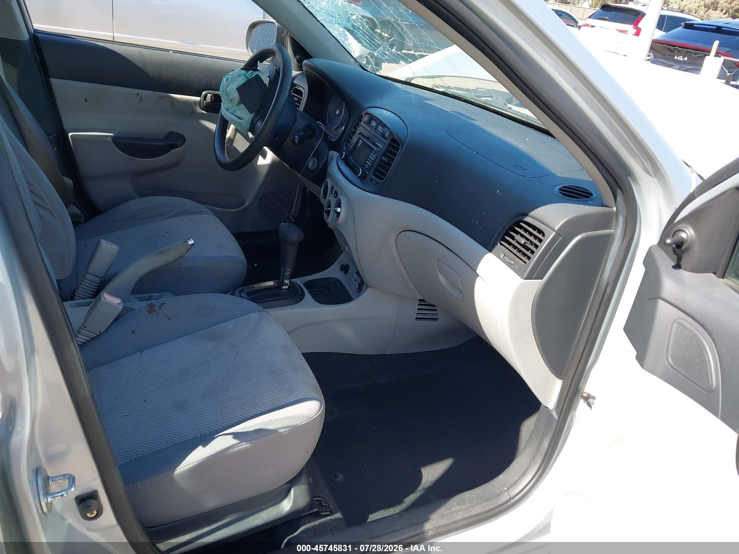 2011 Hyundai Accent Gls Silver vin: KMHCN4AC4BU586241