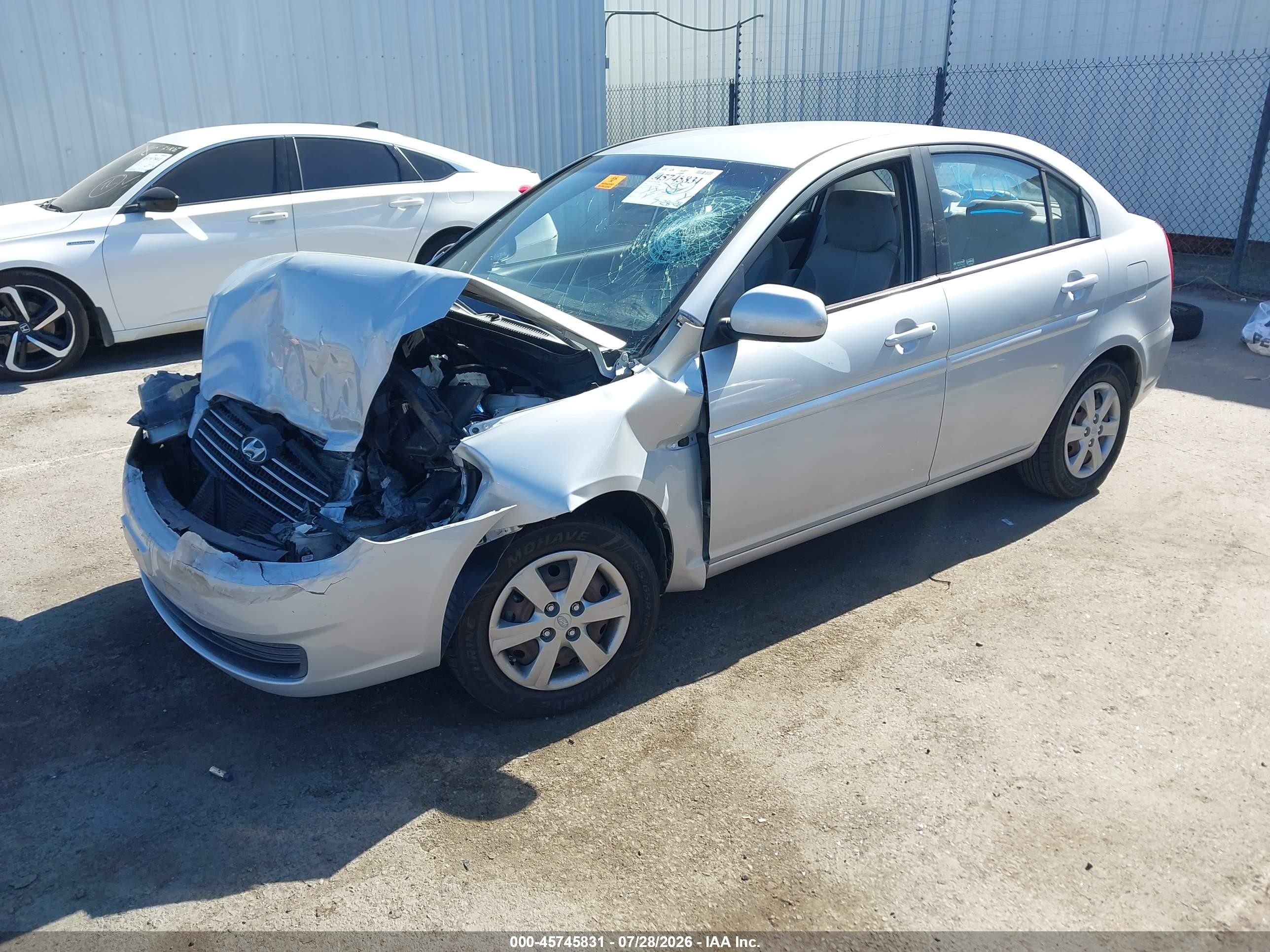 2011 Hyundai Accent Gls Silver vin: KMHCN4AC4BU586241