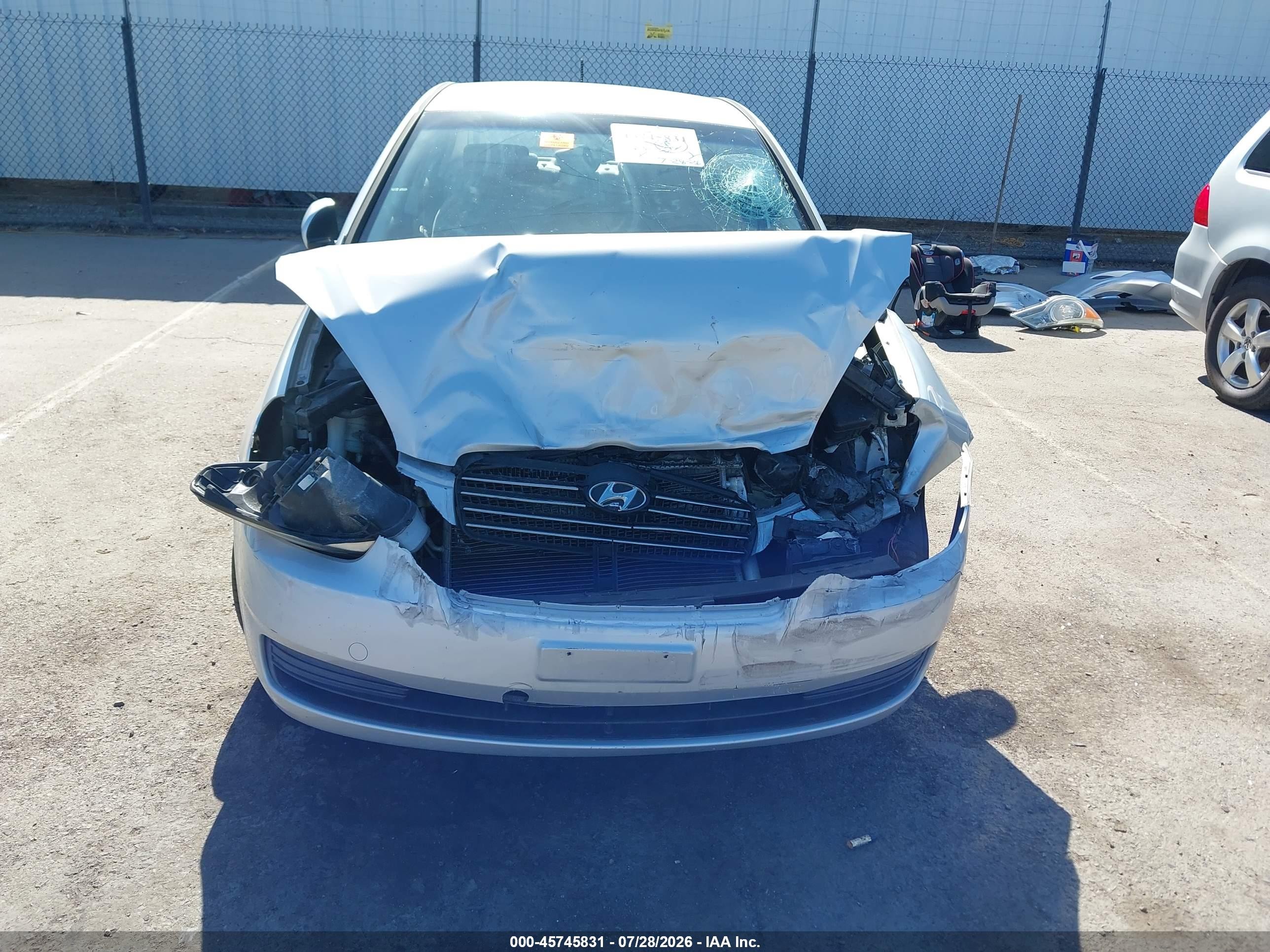 2011 Hyundai Accent Gls Silver vin: KMHCN4AC4BU586241