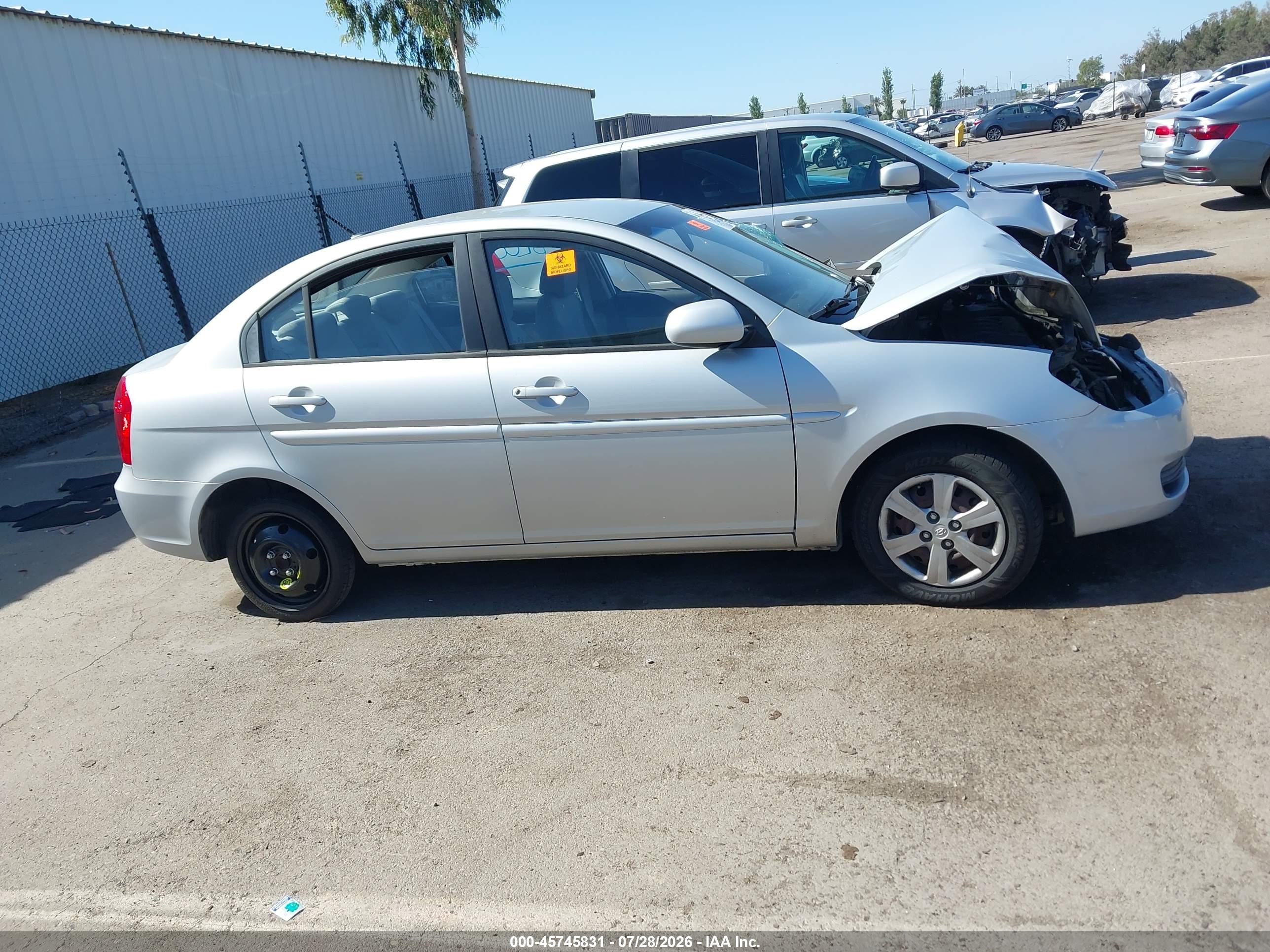 2011 Hyundai Accent Gls Silver vin: KMHCN4AC4BU586241