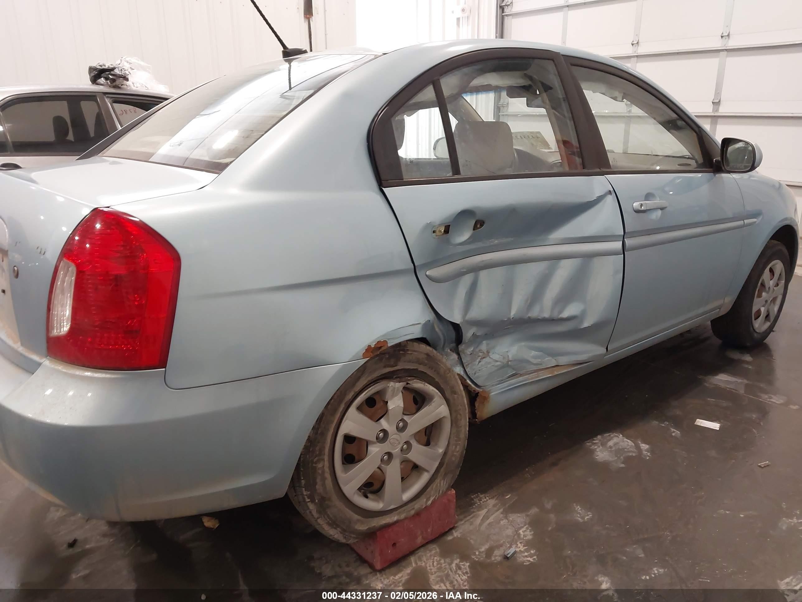 2011 Hyundai Accent Gls Blue vin: KMHCN4AC4BU595828