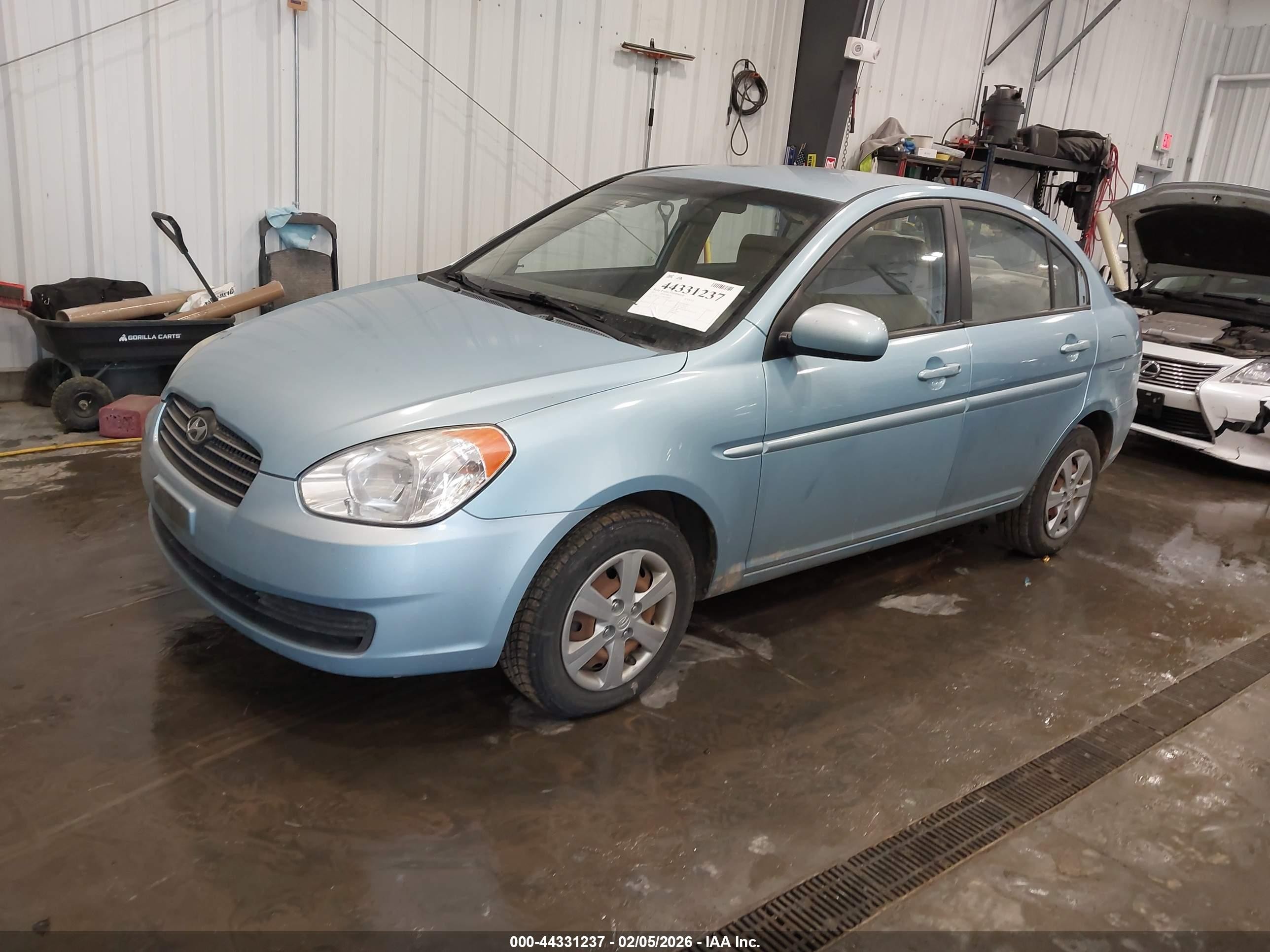 2011 Hyundai Accent Gls Blue vin: KMHCN4AC4BU595828