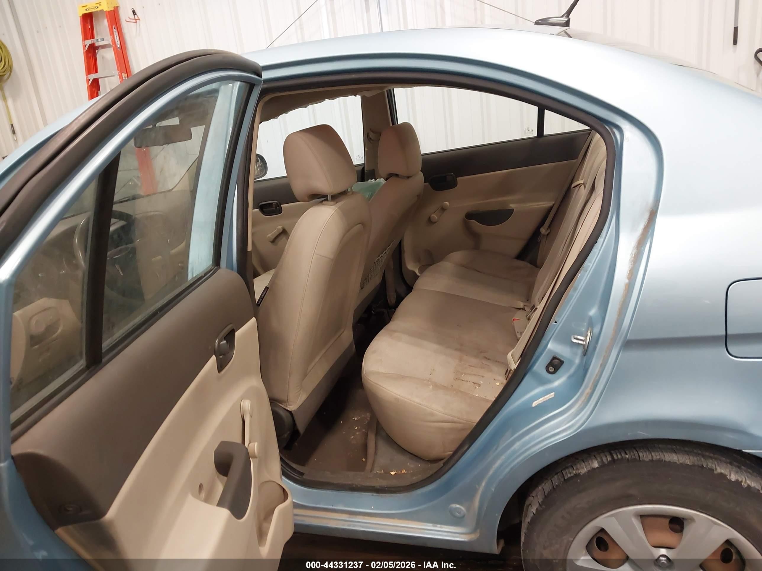 2011 Hyundai Accent Gls Blue vin: KMHCN4AC4BU595828
