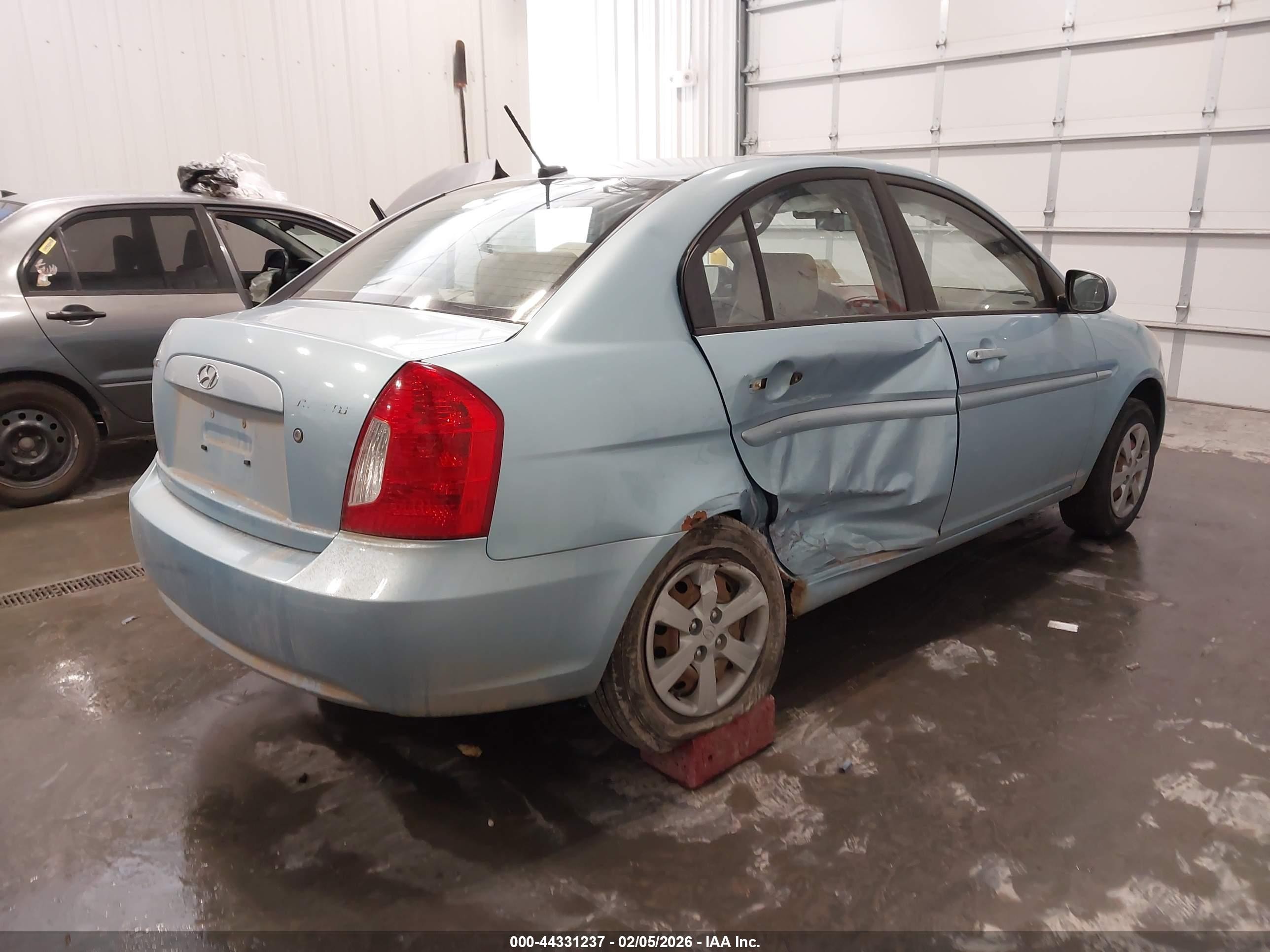 2011 Hyundai Accent Gls Blue vin: KMHCN4AC4BU595828