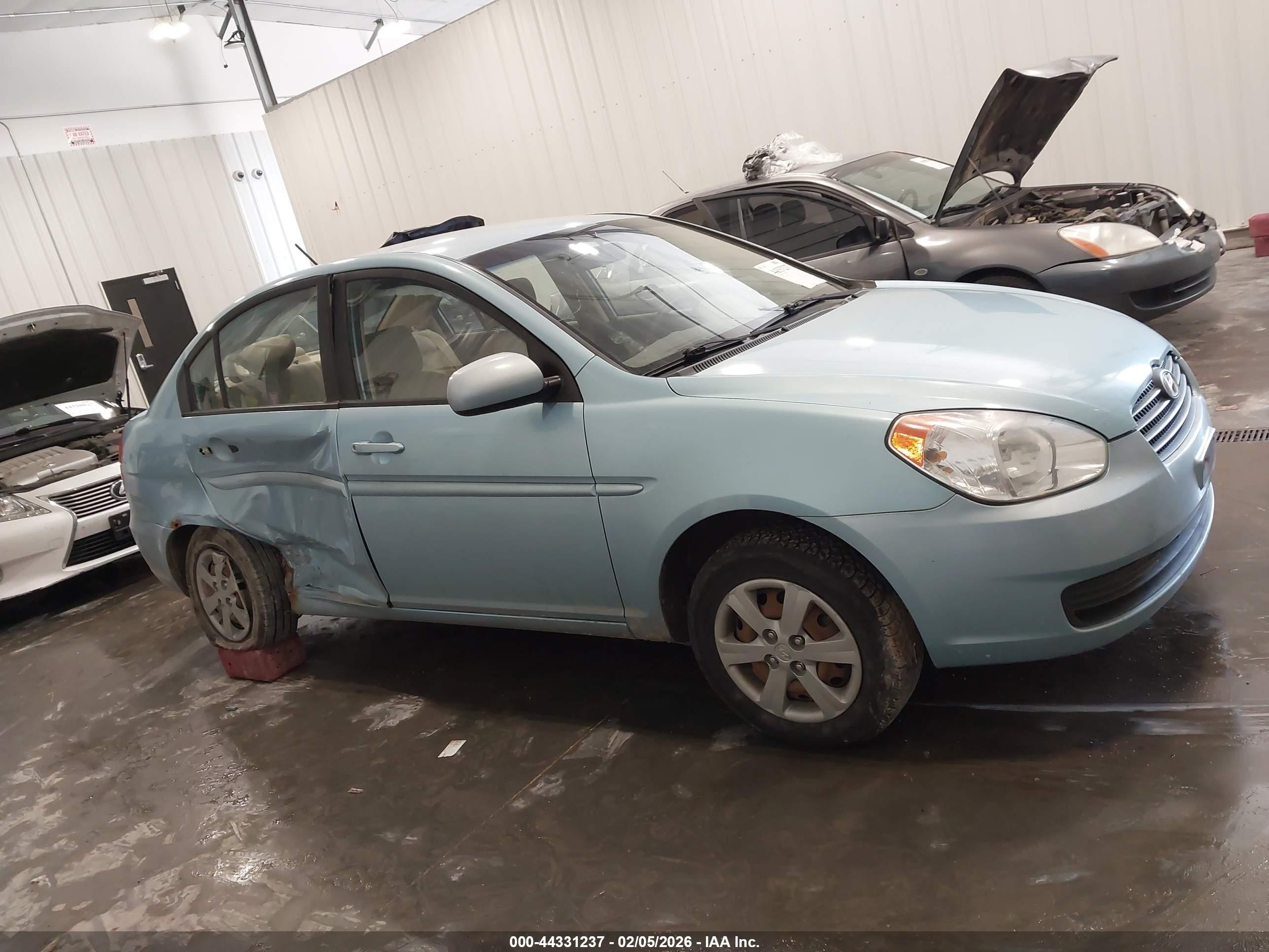 2011 Hyundai Accent Gls Blue vin: KMHCN4AC4BU595828