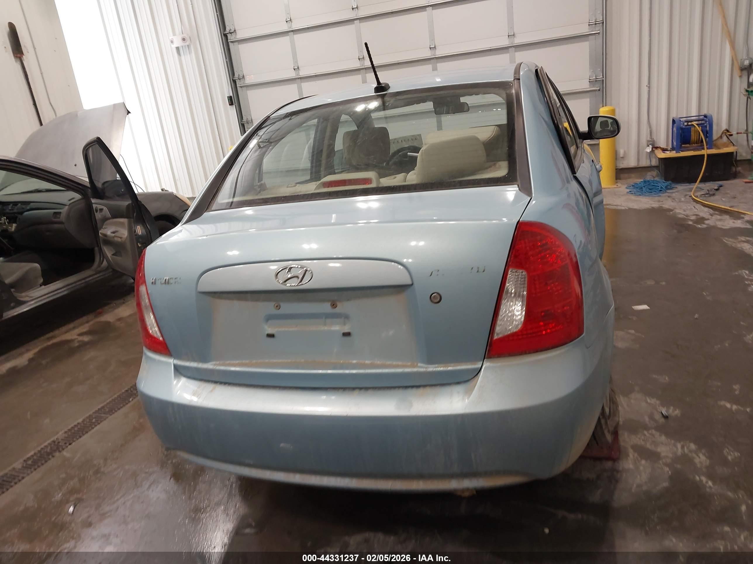 2011 Hyundai Accent Gls Blue vin: KMHCN4AC4BU595828