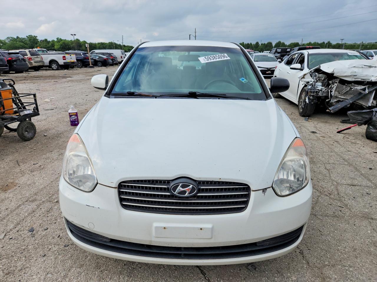 2011 Hyundai Accent Gls Белый vin: KMHCN4AC4BU612370