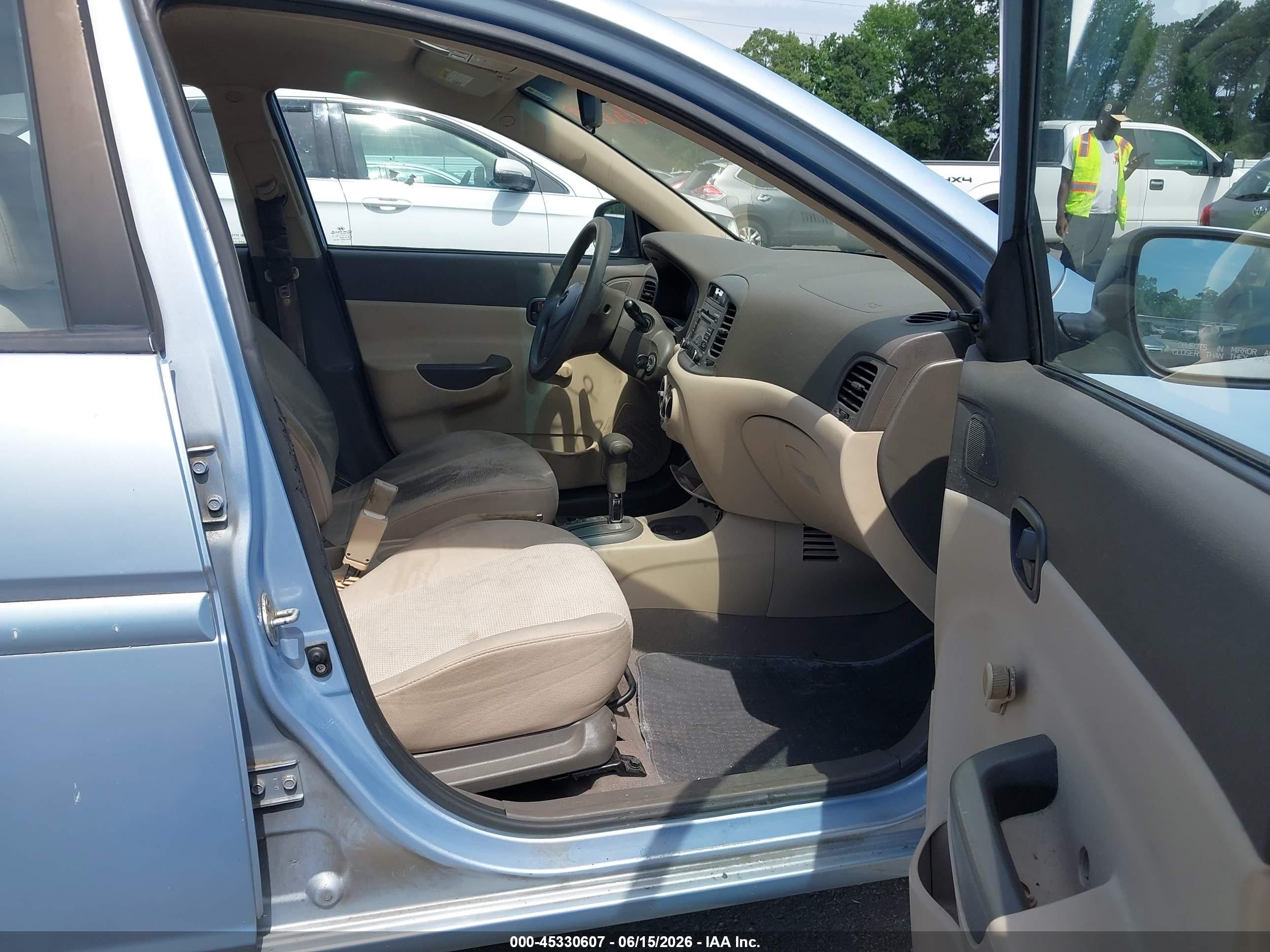 2011 Hyundai Accent Gls Light Blue vin: KMHCN4AC4BU616015