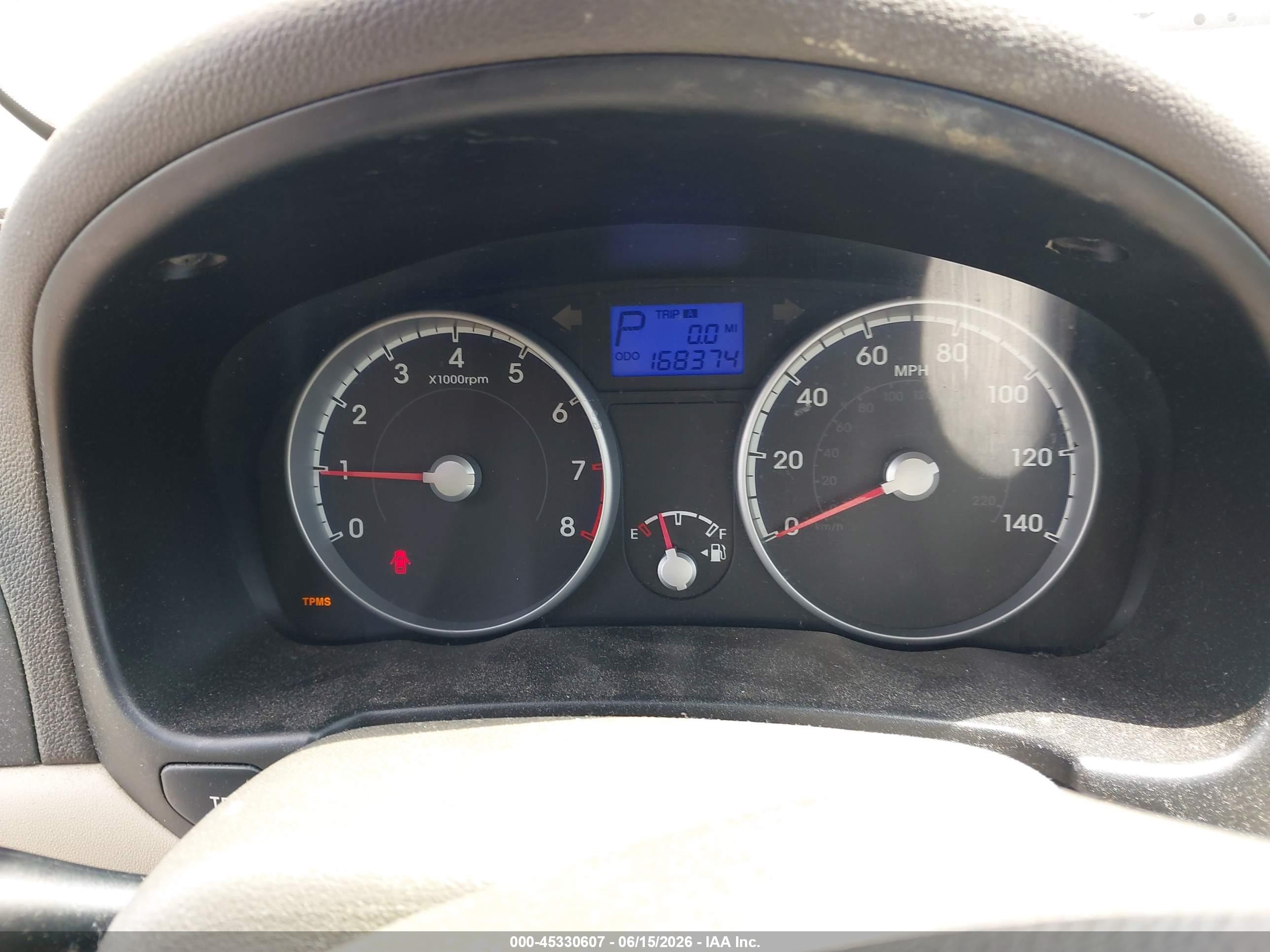 2011 Hyundai Accent Gls Light Blue vin: KMHCN4AC4BU616015