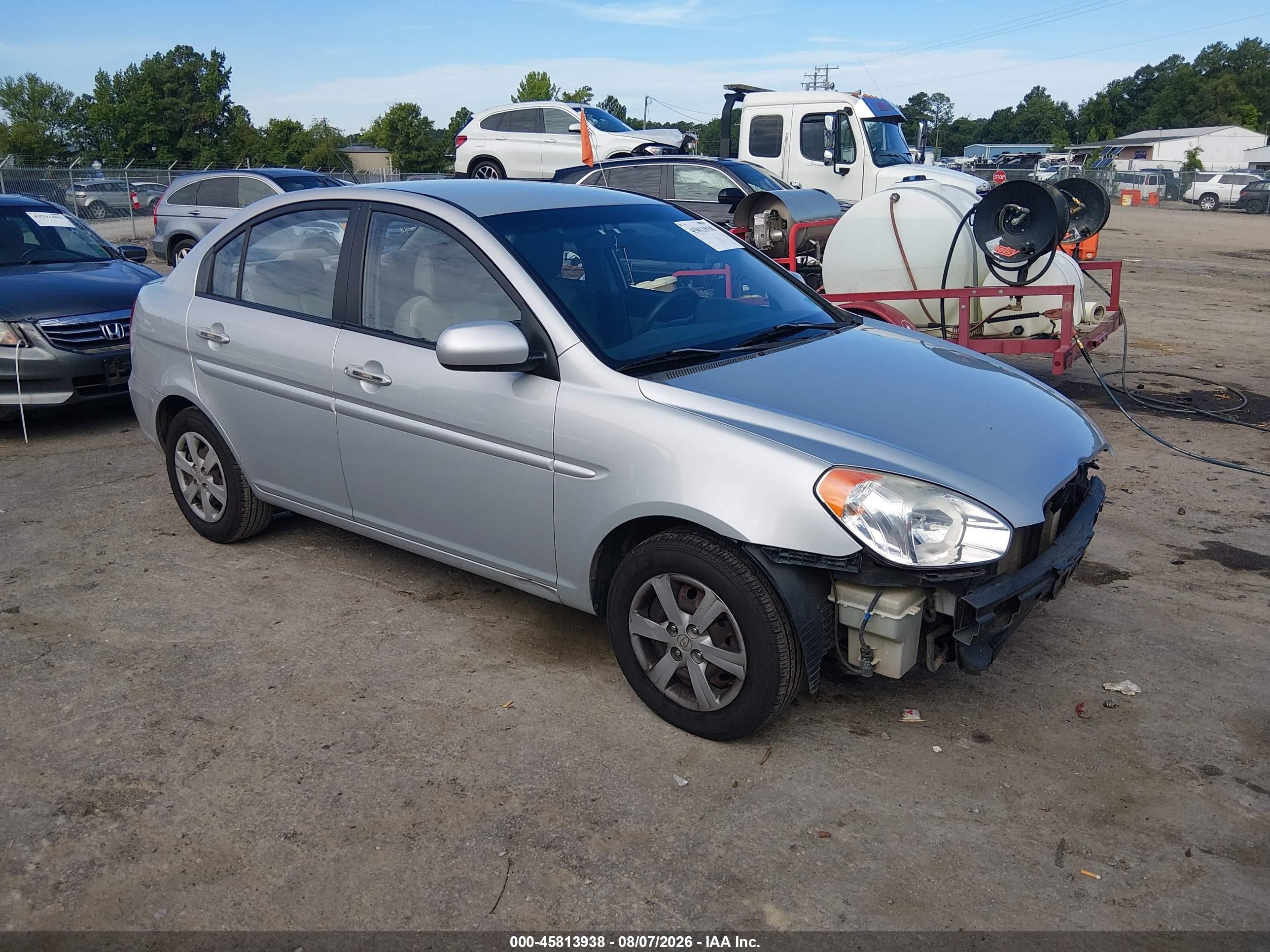 2010 Hyundai Accent Gls Silver vin: KMHCN4AC5AU428649