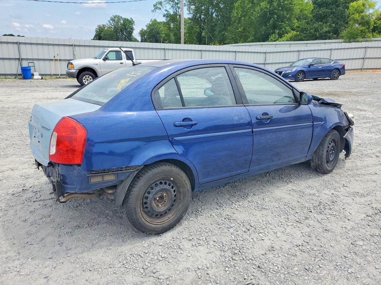 2010 Hyundai Accent Gls Синий vin: KMHCN4AC5AU442146