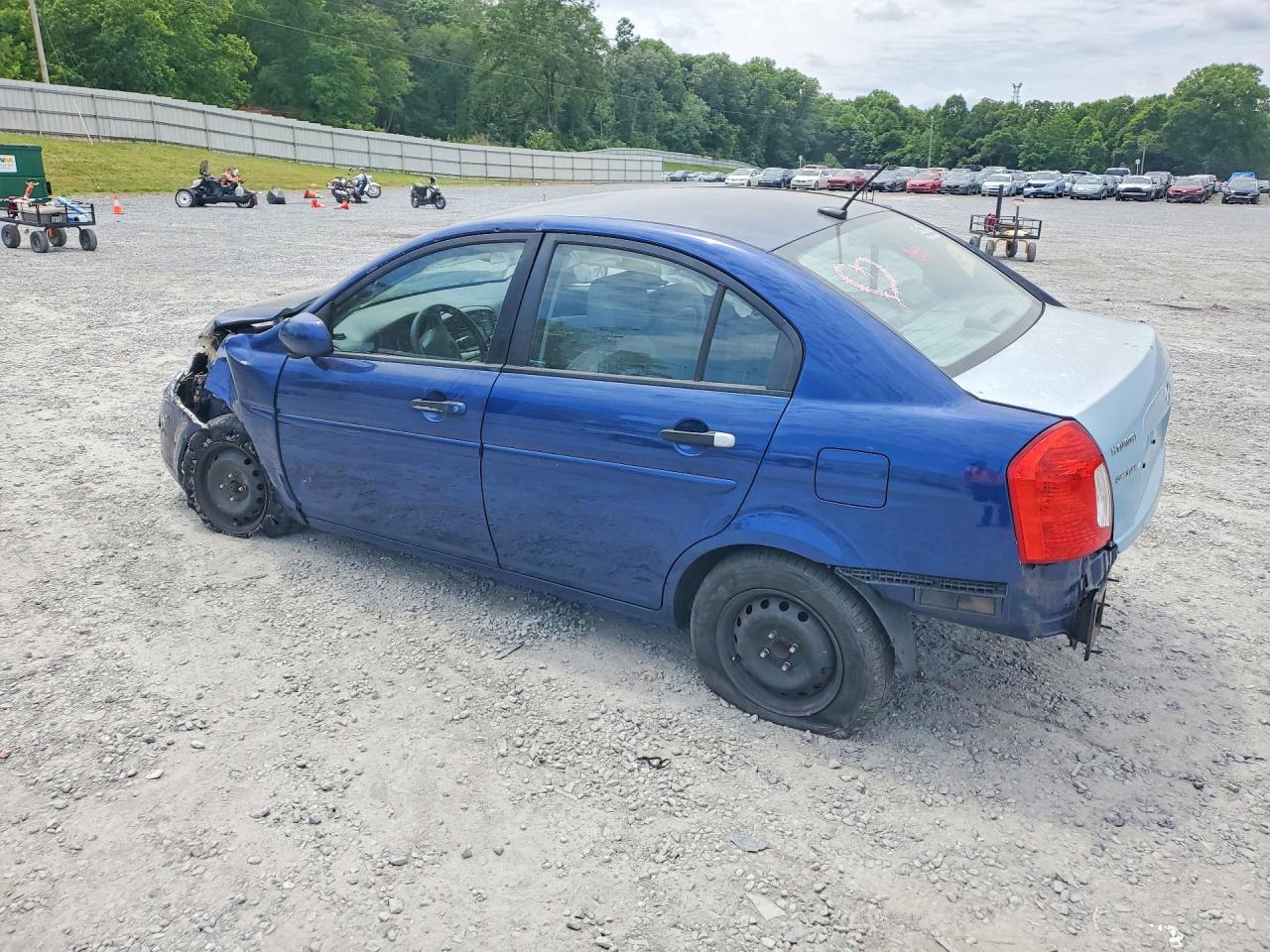 2010 Hyundai Accent Gls Синий vin: KMHCN4AC5AU442146