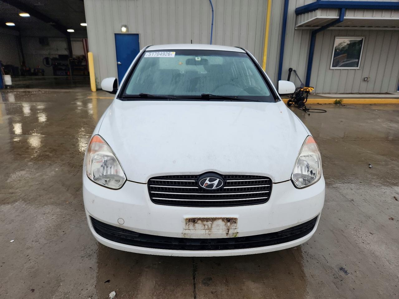 2010 Hyundai Accent Gls White vin: KMHCN4AC5AU488799