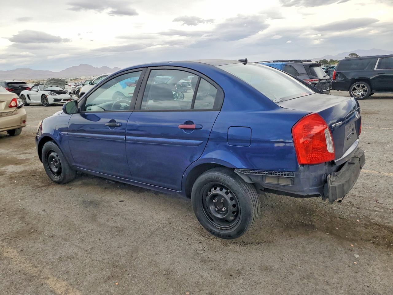 2010 Hyundai Accent Gls Blue vin: KMHCN4AC5AU492772