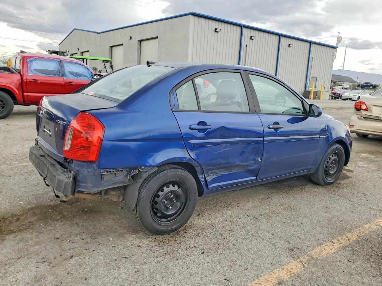 2010 Hyundai Accent Gls Blue vin: KMHCN4AC5AU492772