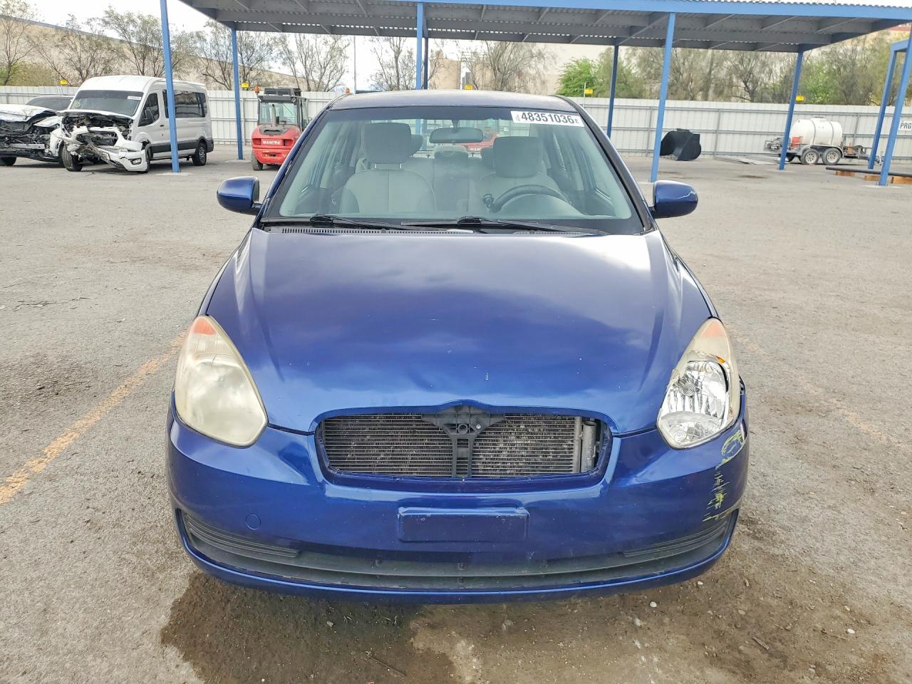 2010 Hyundai Accent Gls Blue vin: KMHCN4AC5AU492772