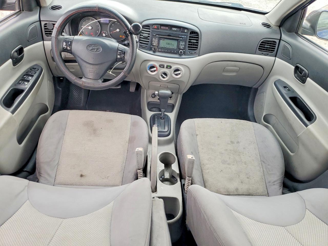 2010 Hyundai Accent Gls Blue vin: KMHCN4AC5AU492772