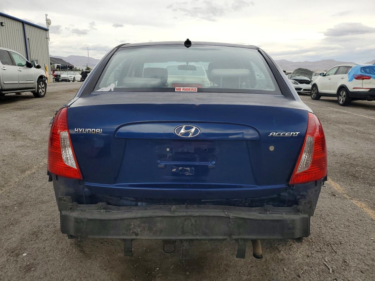 2010 Hyundai Accent Gls Blue vin: KMHCN4AC5AU492772