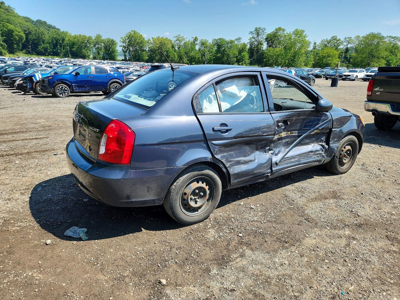2010 Hyundai Accent Gls Charcoal vin: KMHCN4AC5AU505374