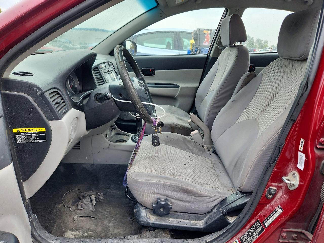 2011 Hyundai Accent Gls Бордовый vin: KMHCN4AC5BU601071