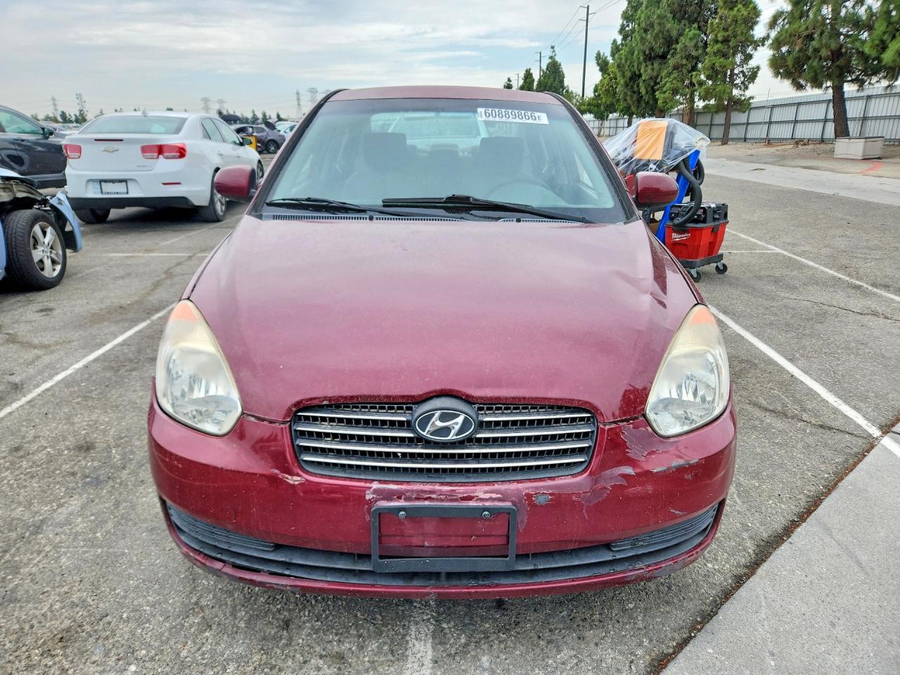 2011 Hyundai Accent Gls Бордовый vin: KMHCN4AC5BU601071
