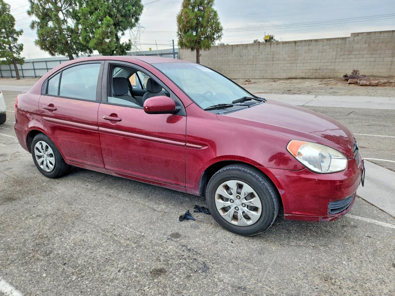 2011 Hyundai Accent Gls Бордовый vin: KMHCN4AC5BU601071
