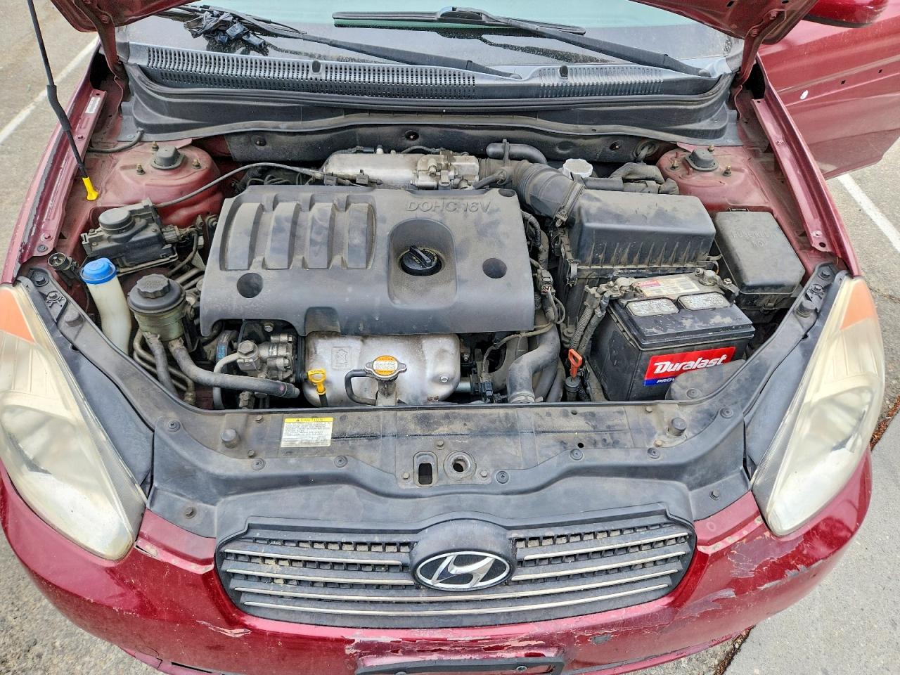 2011 Hyundai Accent Gls Бордовый vin: KMHCN4AC5BU601071