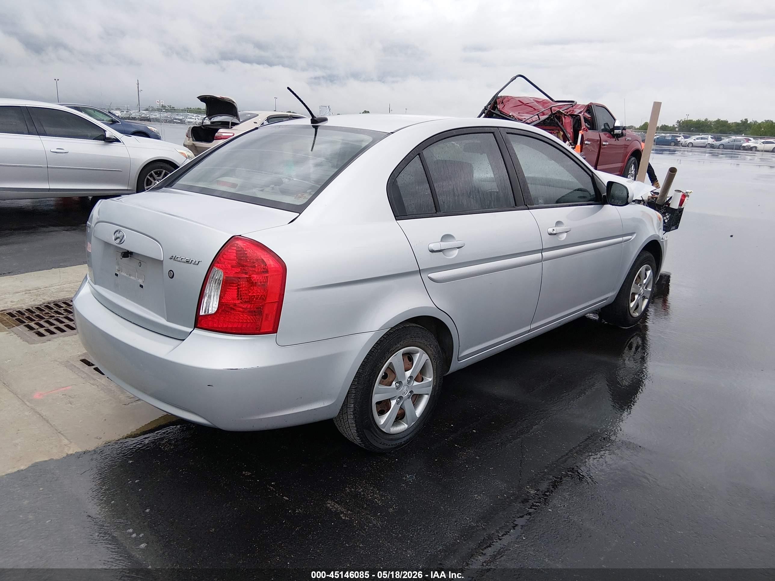2011 Hyundai Accent Gls Silver vin: KMHCN4AC5BU607422