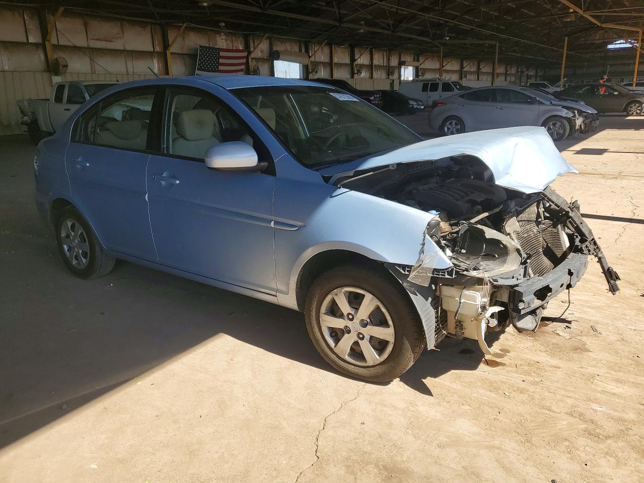 2011 Hyundai Accent Gls Blue vin: KMHCN4AC5BU621031