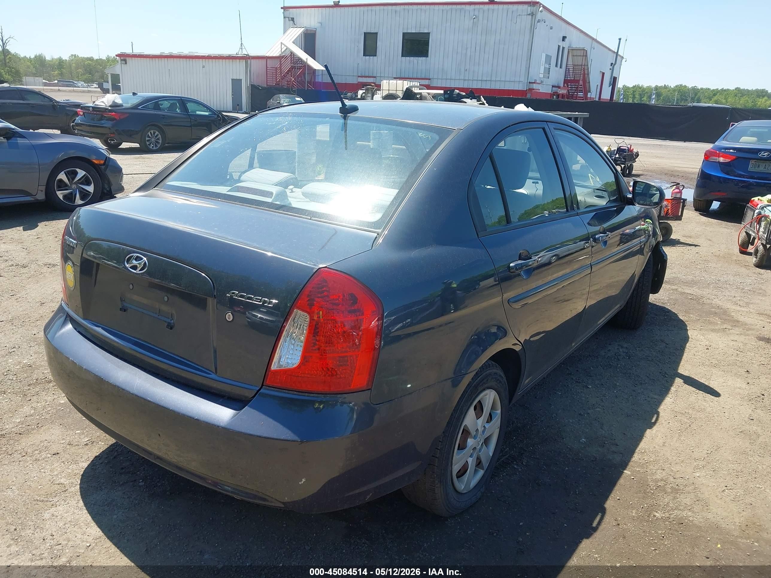 2010 Hyundai Accent Gls Blue vin: KMHCN4AC6AU410239