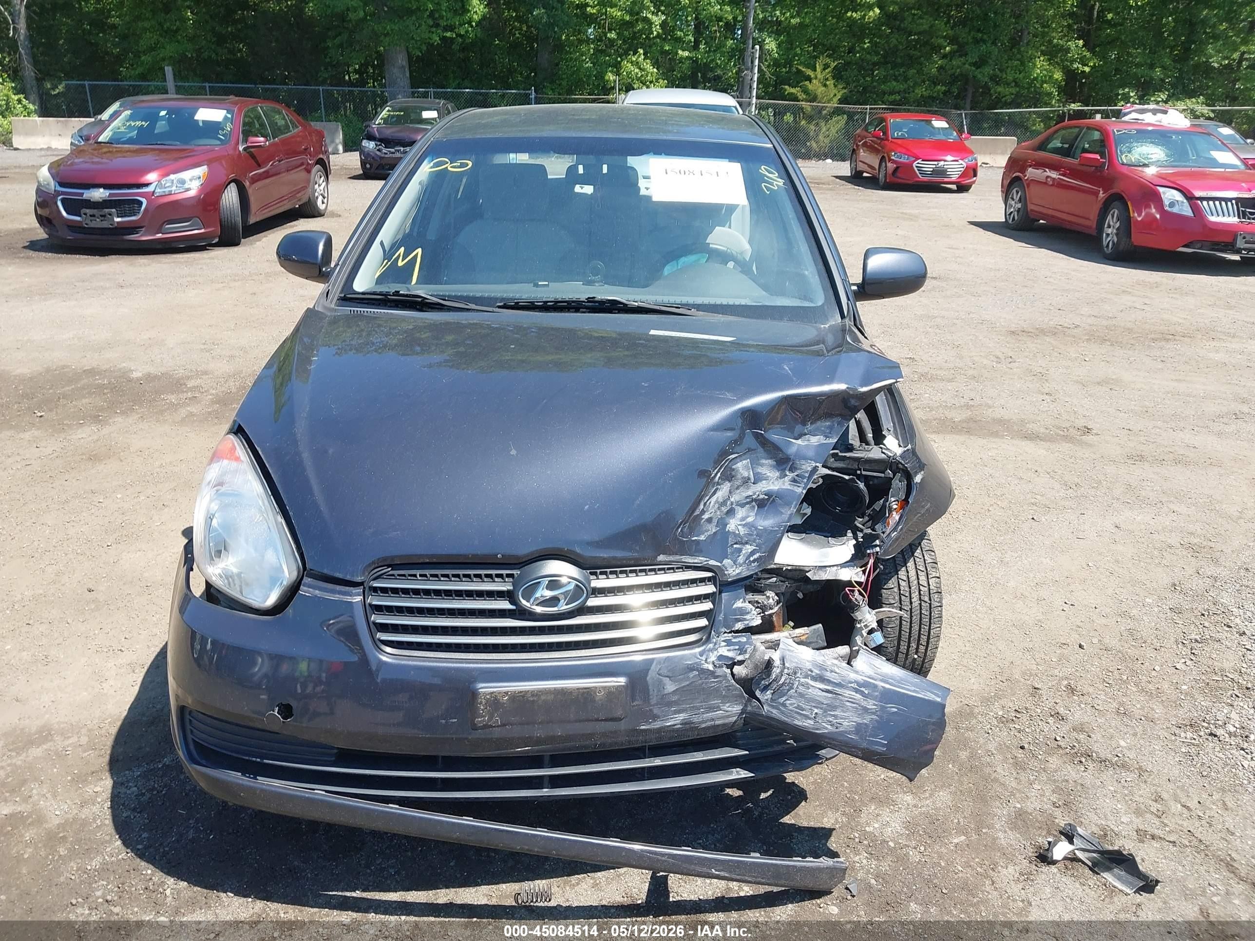 2010 Hyundai Accent Gls Blue vin: KMHCN4AC6AU410239