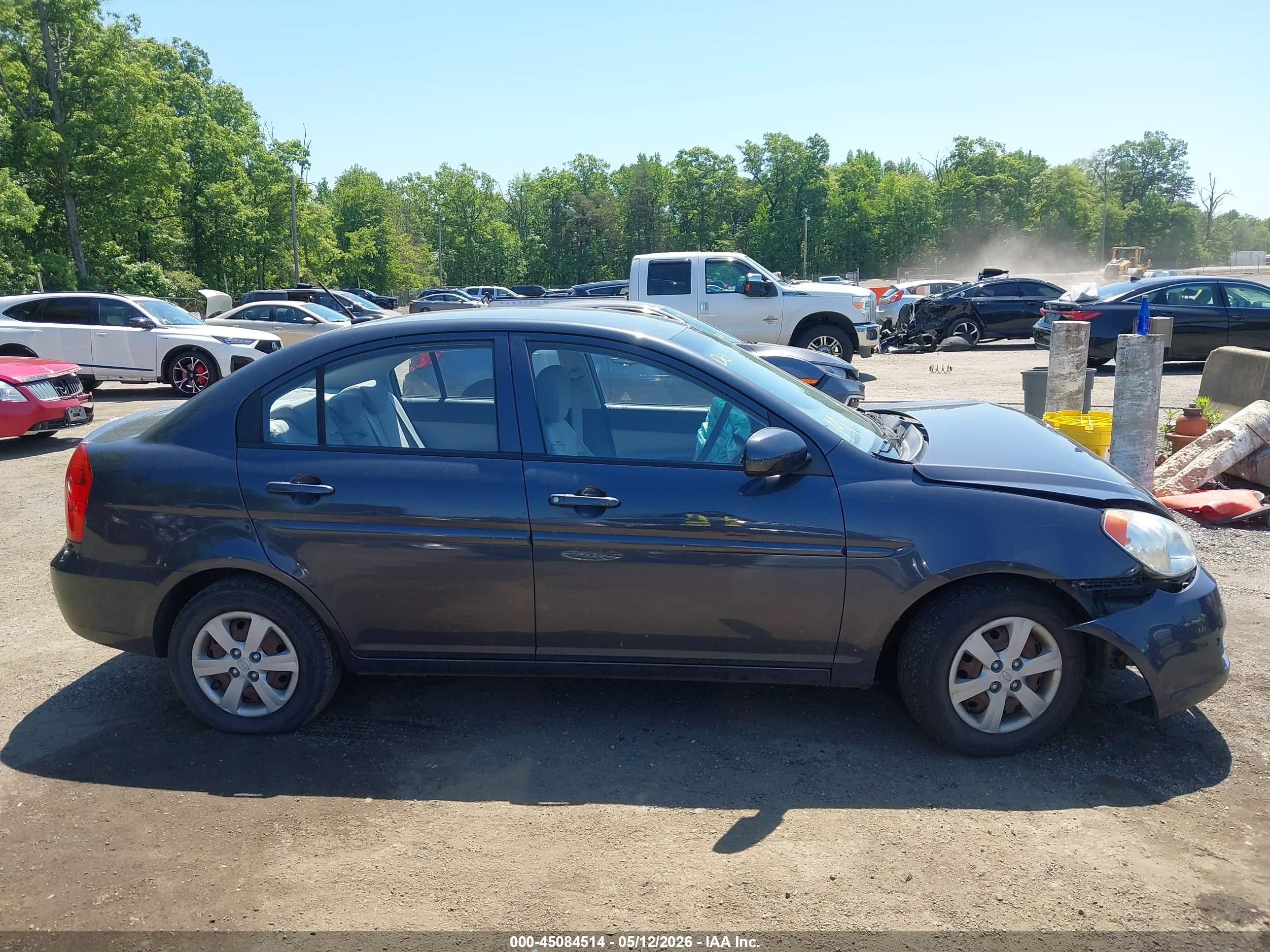 2010 Hyundai Accent Gls Blue vin: KMHCN4AC6AU410239