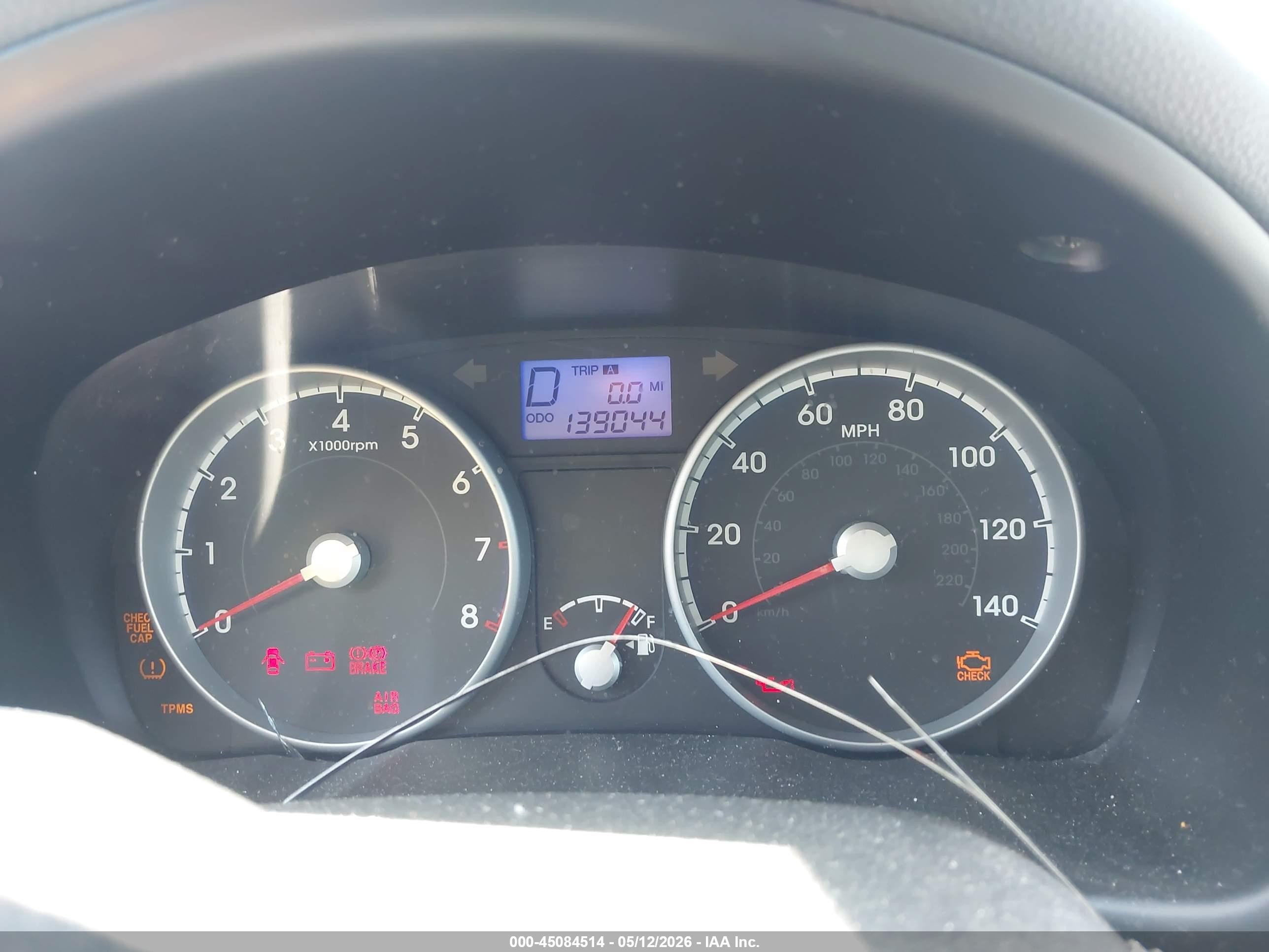 2010 Hyundai Accent Gls Blue vin: KMHCN4AC6AU410239