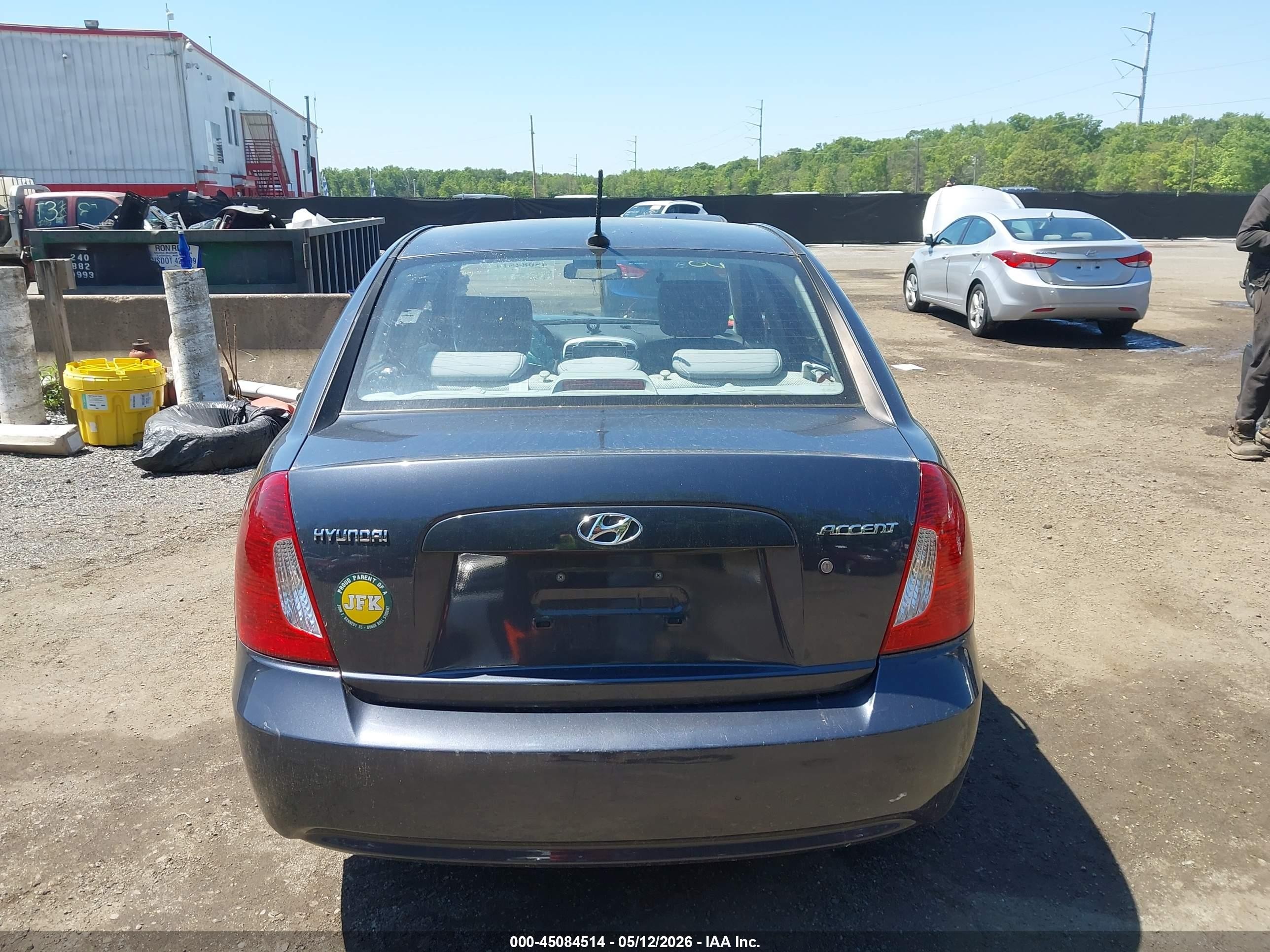 2010 Hyundai Accent Gls Blue vin: KMHCN4AC6AU410239