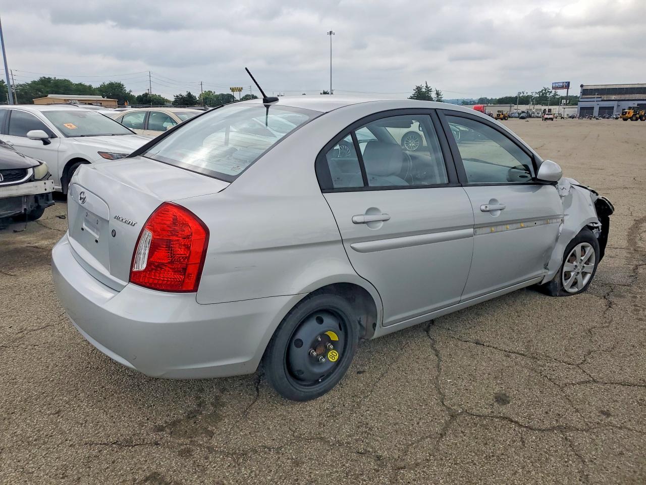 2010 Hyundai Accent Gls Silver vin: KMHCN4AC6AU428708