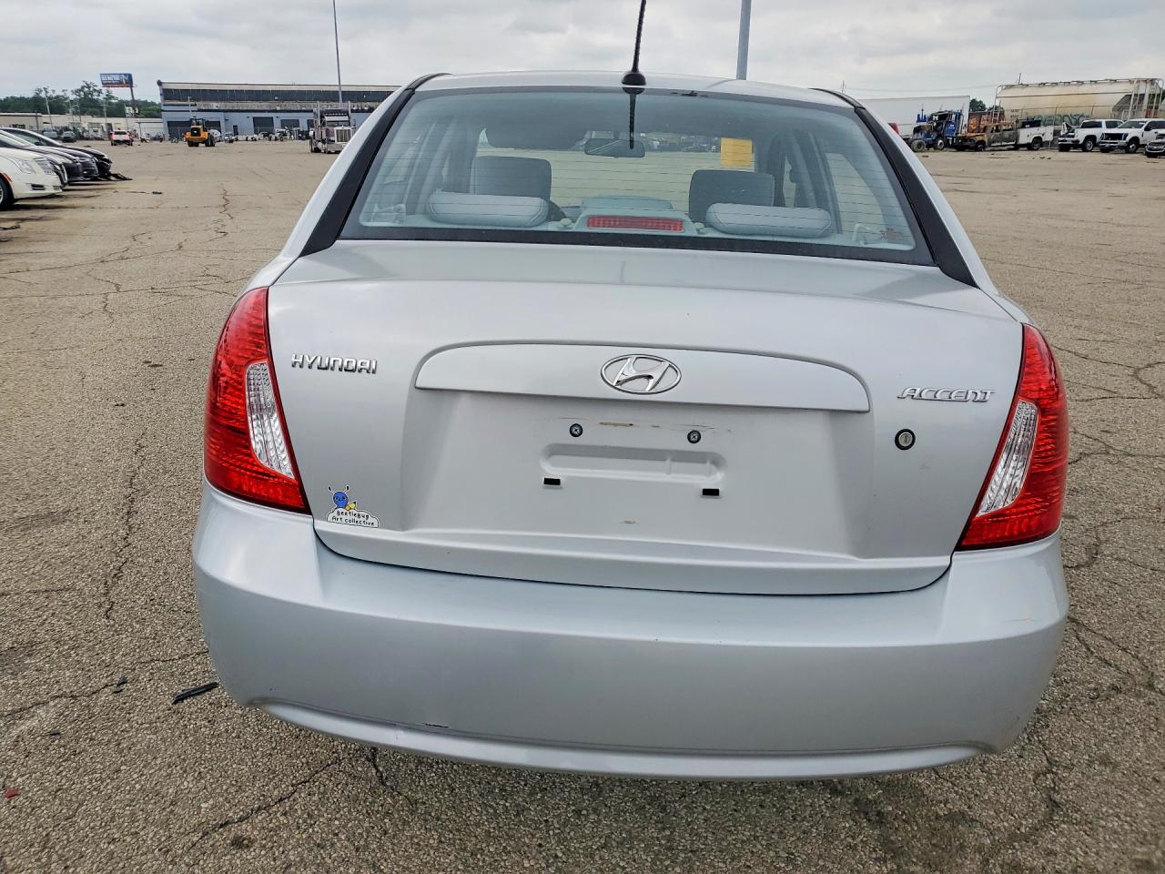 2010 Hyundai Accent Gls Silver vin: KMHCN4AC6AU428708