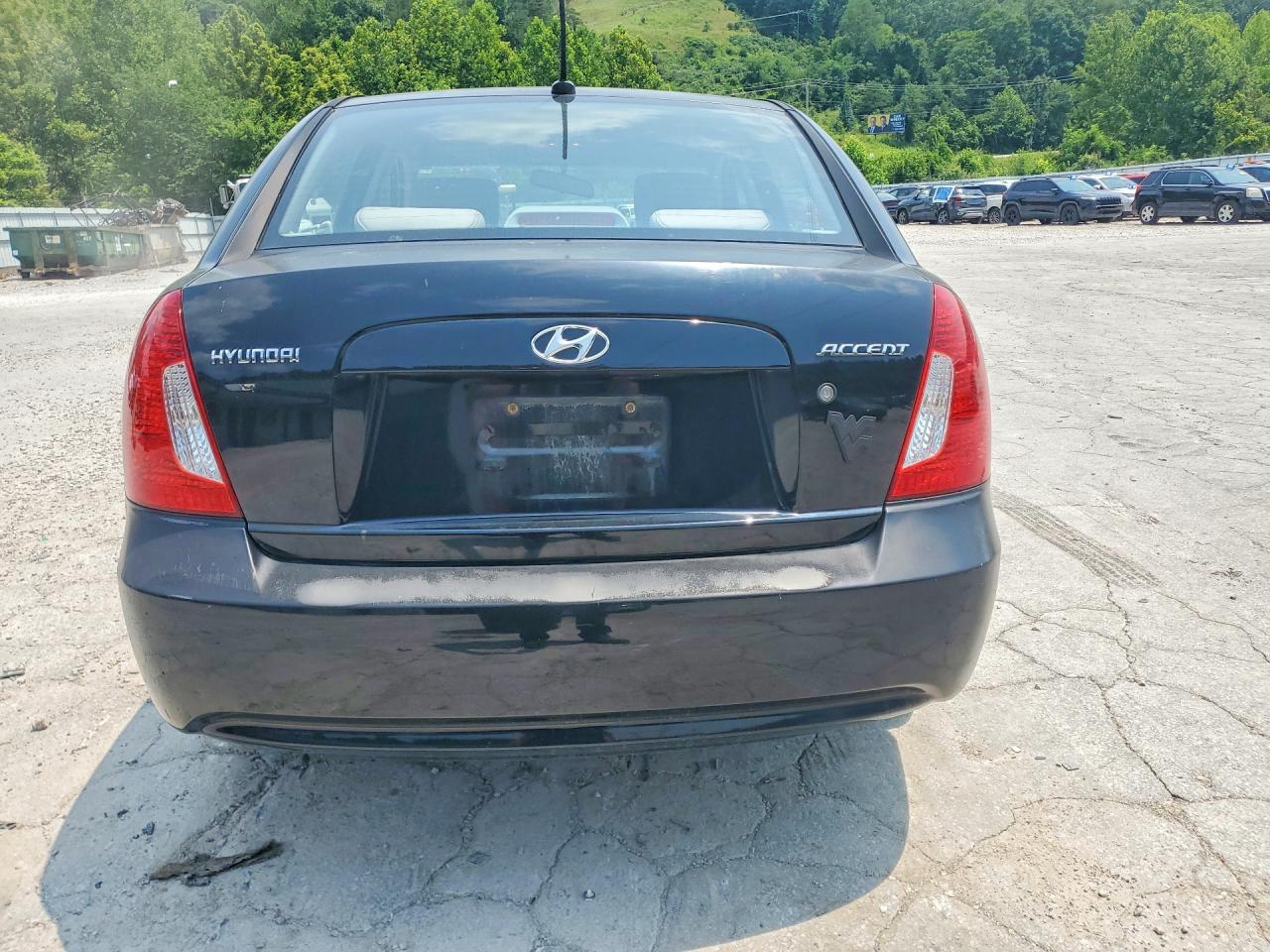2010 Hyundai Accent Gls Black vin: KMHCN4AC6AU450210