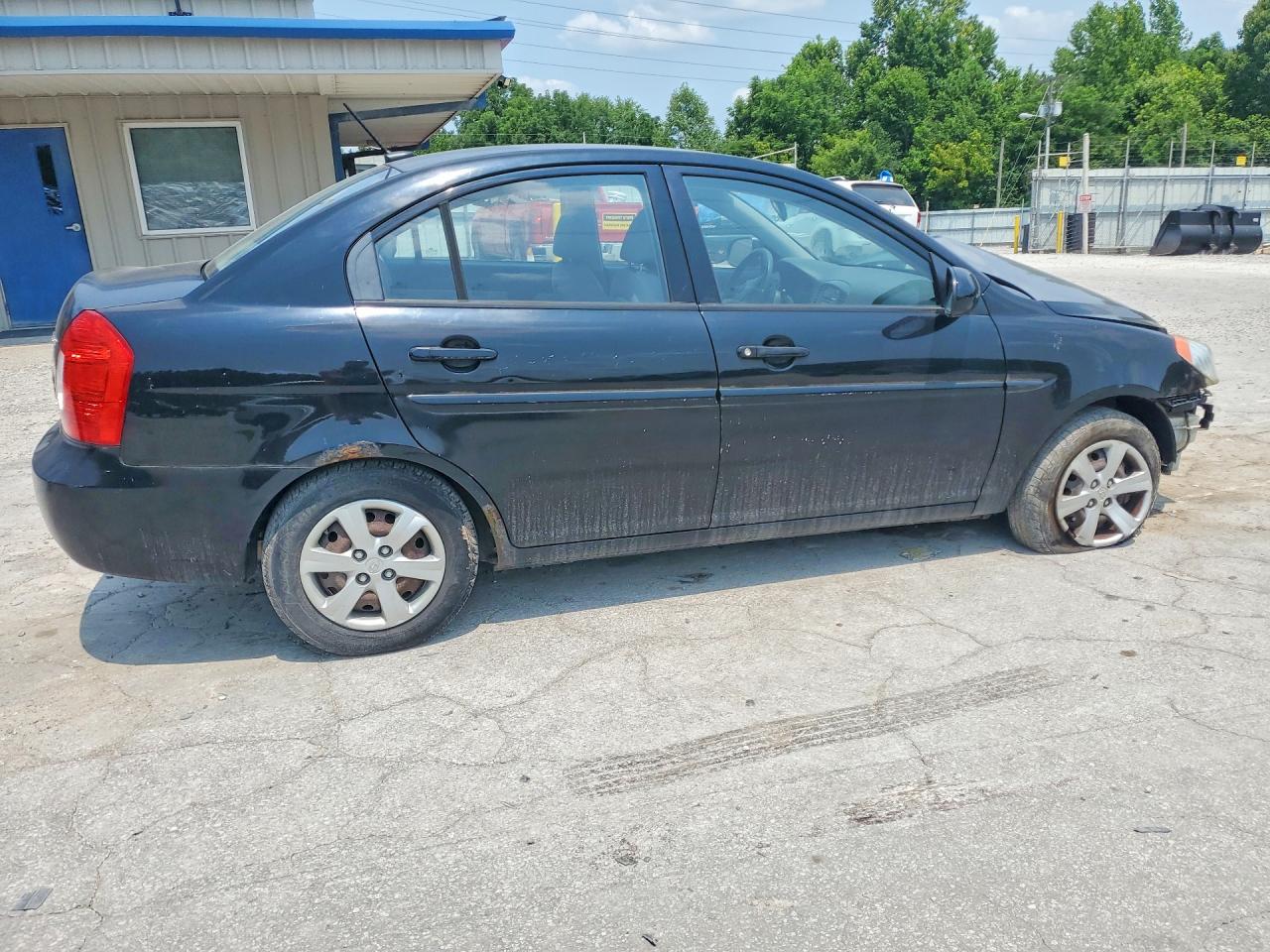 2010 Hyundai Accent Gls Black vin: KMHCN4AC6AU450210