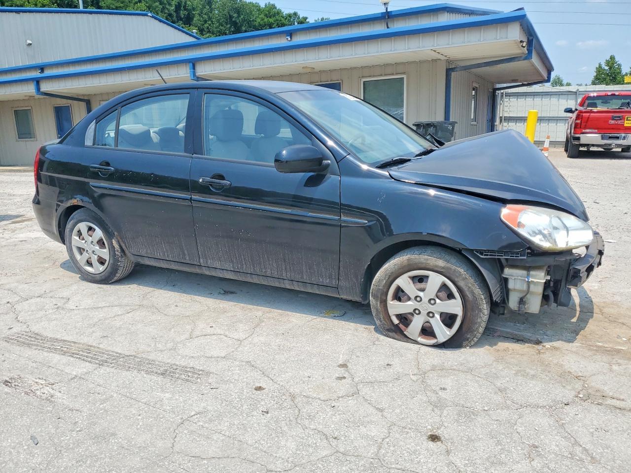 2010 Hyundai Accent Gls Black vin: KMHCN4AC6AU450210