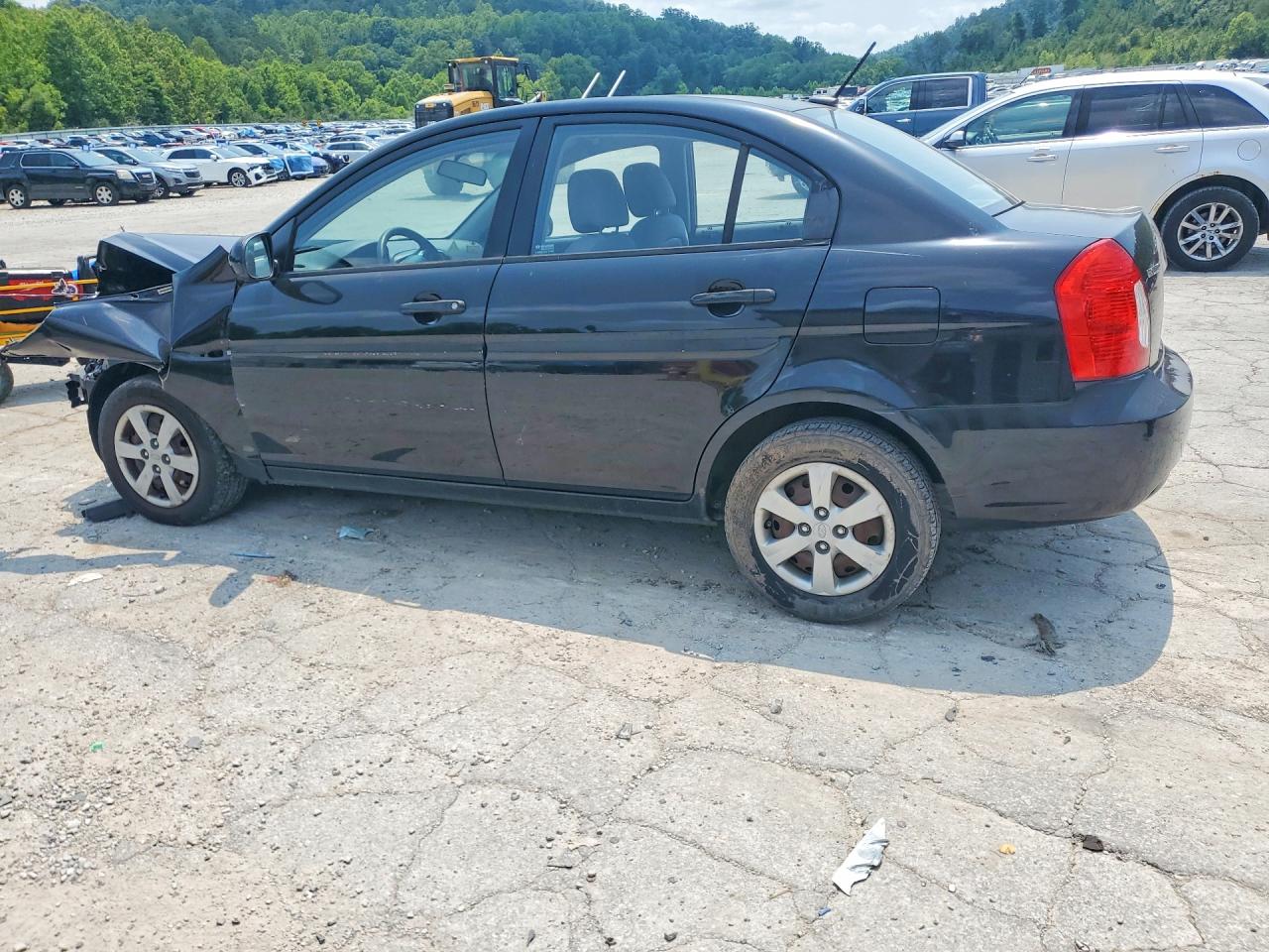 2010 Hyundai Accent Gls Black vin: KMHCN4AC6AU450210