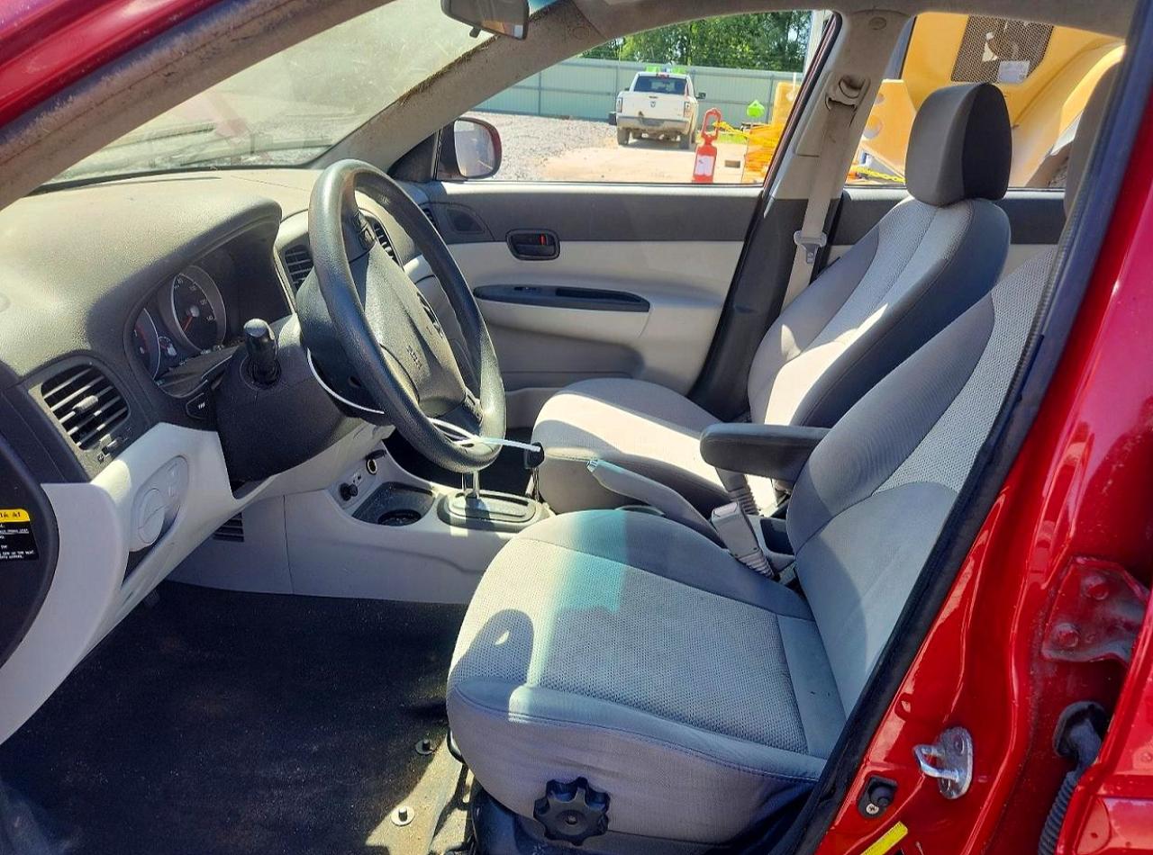 2011 Hyundai Accent Gls Red vin: KMHCN4AC6BU615237
