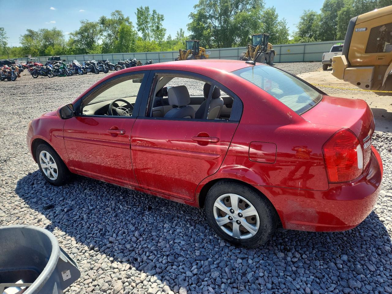2011 Hyundai Accent Gls Red vin: KMHCN4AC6BU615237