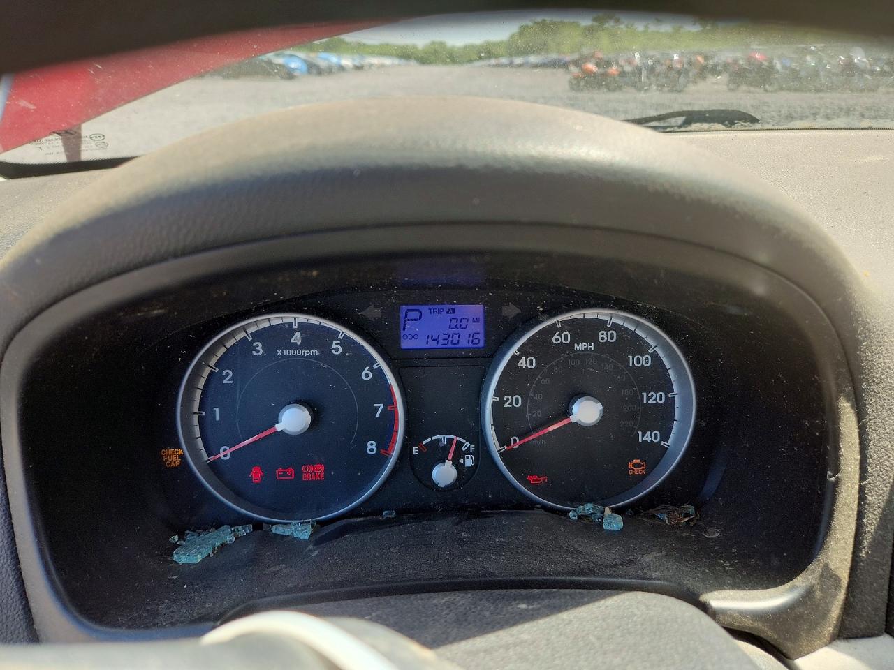 2011 Hyundai Accent Gls Red vin: KMHCN4AC6BU615237
