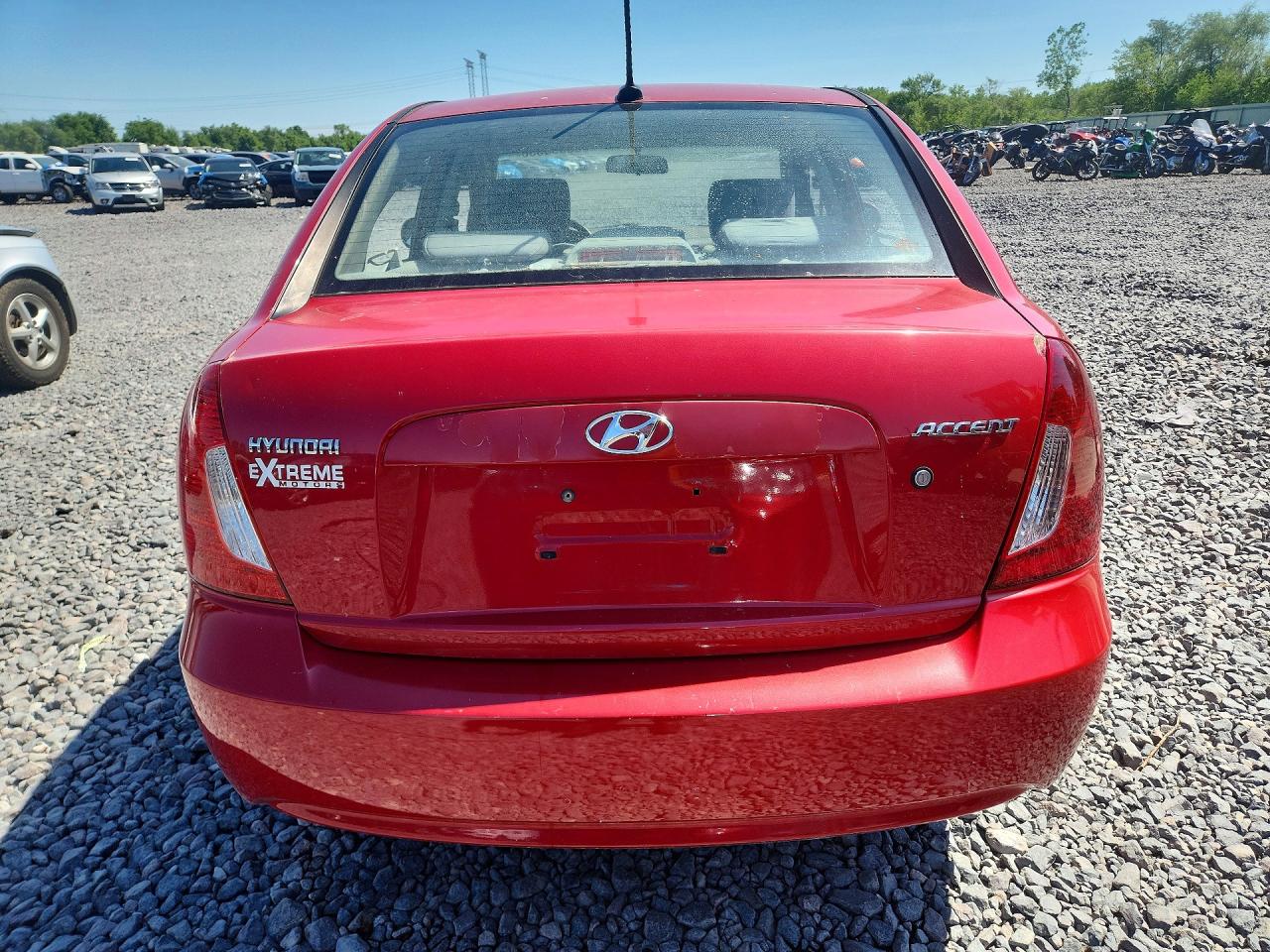 2011 Hyundai Accent Gls Red vin: KMHCN4AC6BU615237