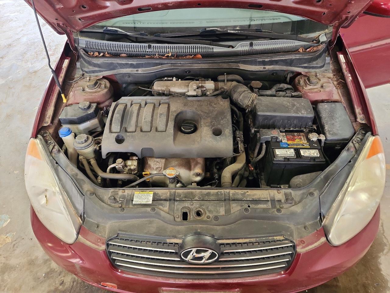 2010 Hyundai Accent Gls Red vin: KMHCN4AC7AU427583