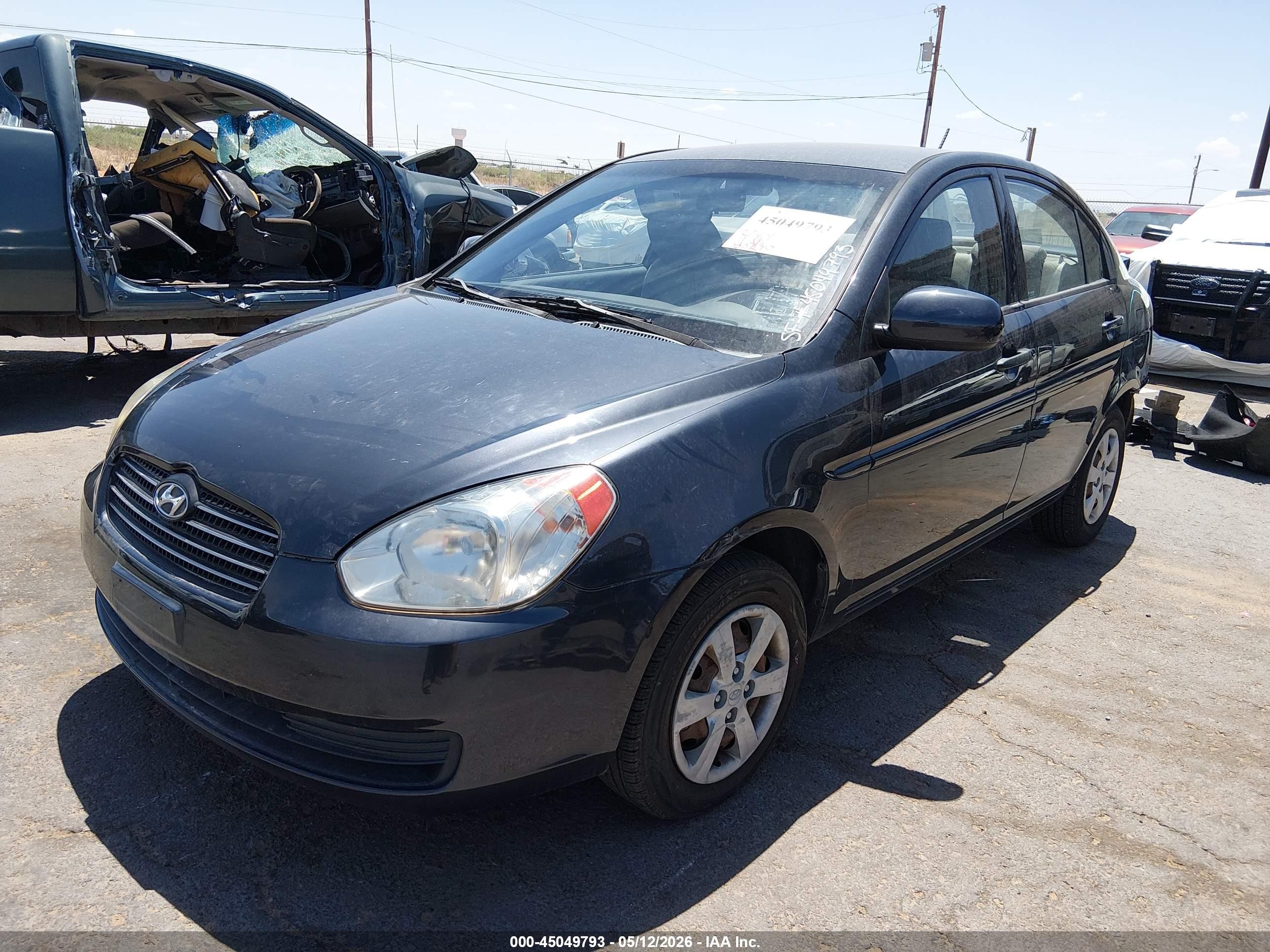 2010 Hyundai Accent Gls Gray vin: KMHCN4AC7AU431374