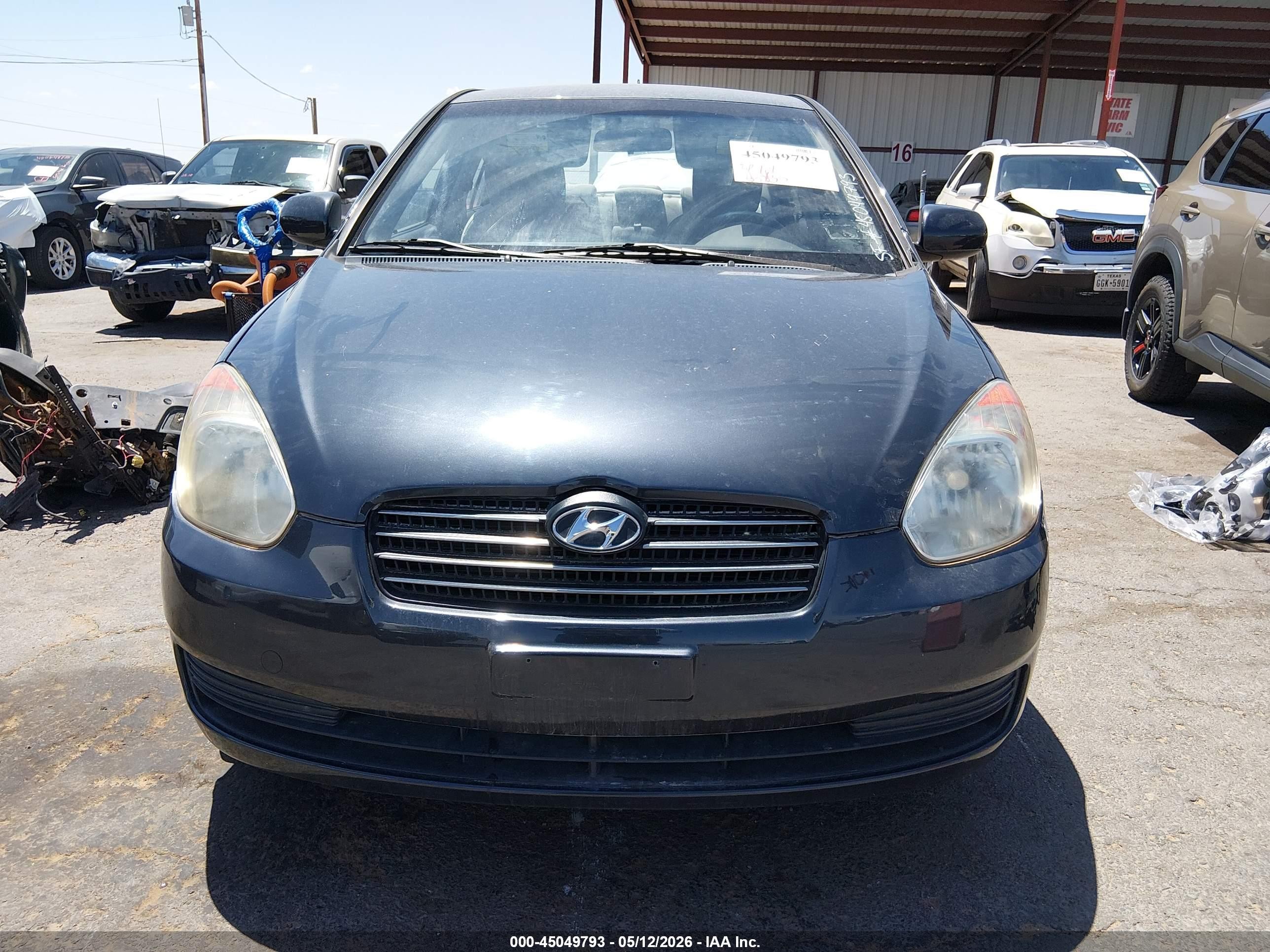2010 Hyundai Accent Gls Gray vin: KMHCN4AC7AU431374
