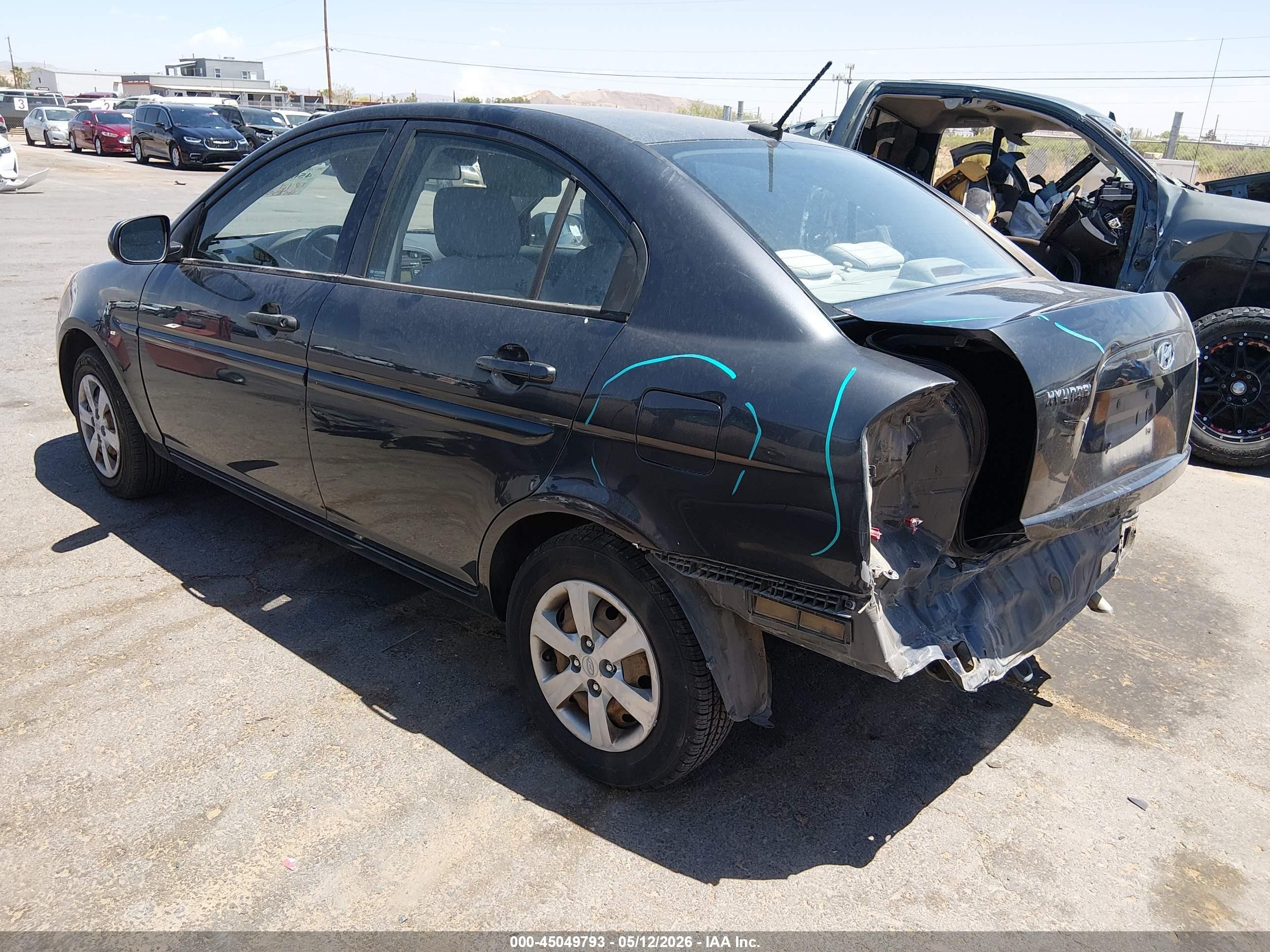 2010 Hyundai Accent Gls Gray vin: KMHCN4AC7AU431374
